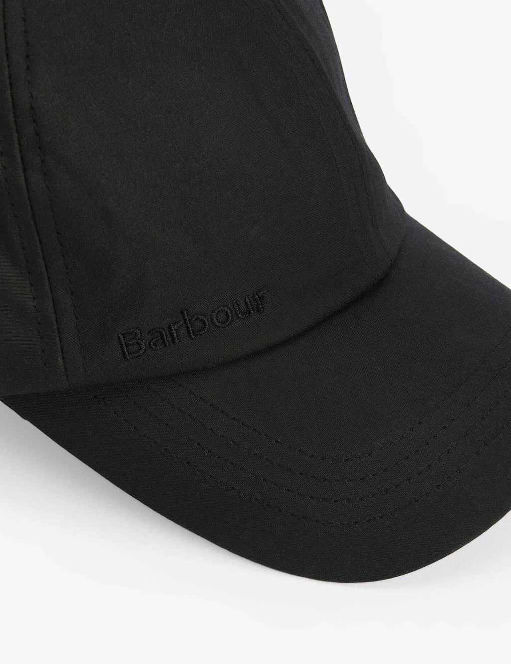 Waxed Sports Cap - Black