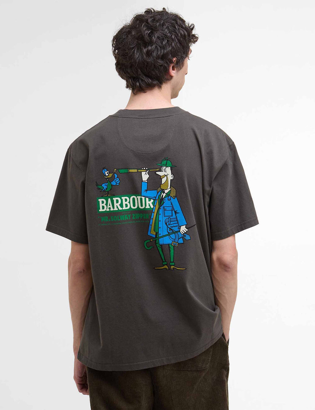 Mr Solway Oversized T-Shirt - Olive Ink