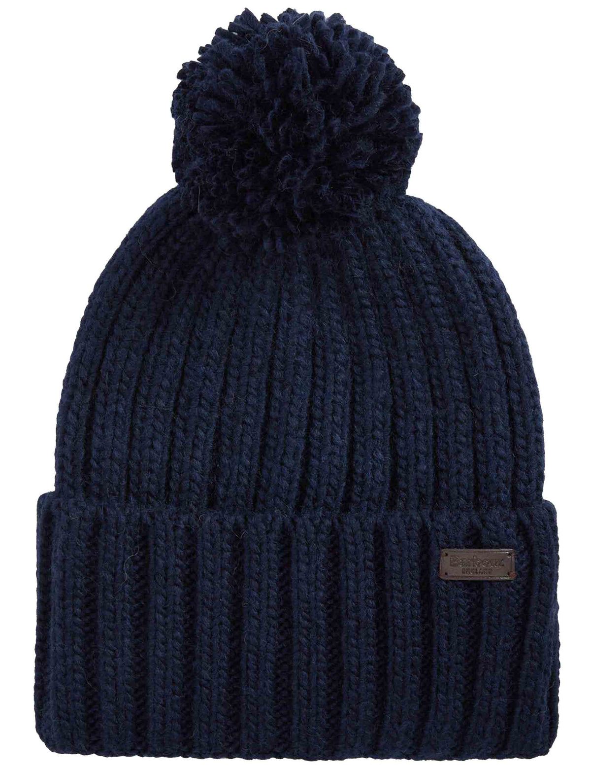 Barbour Kelson Pom Beanie Hat - Navy