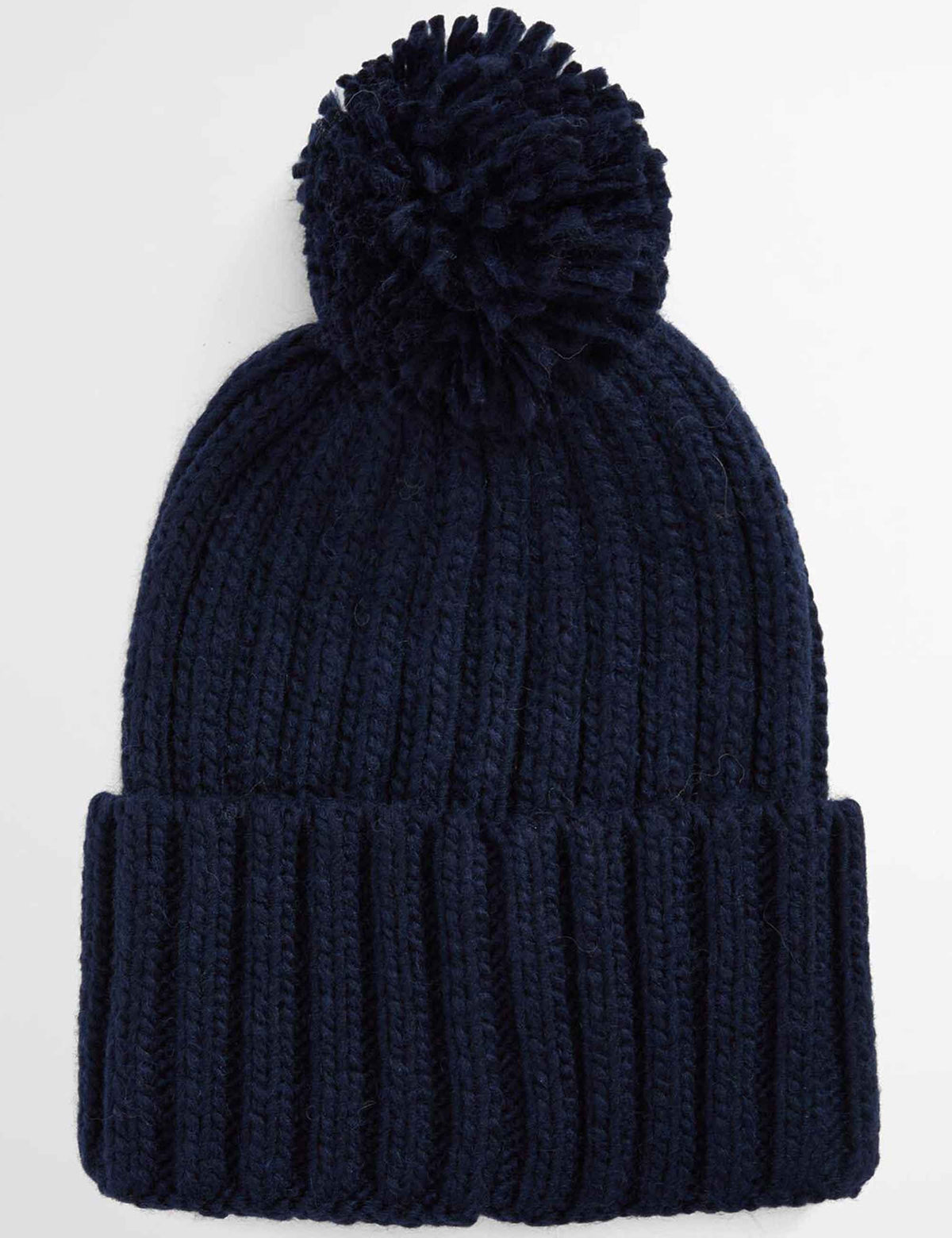Barbour Kelson Pom Beanie Hat - Navy