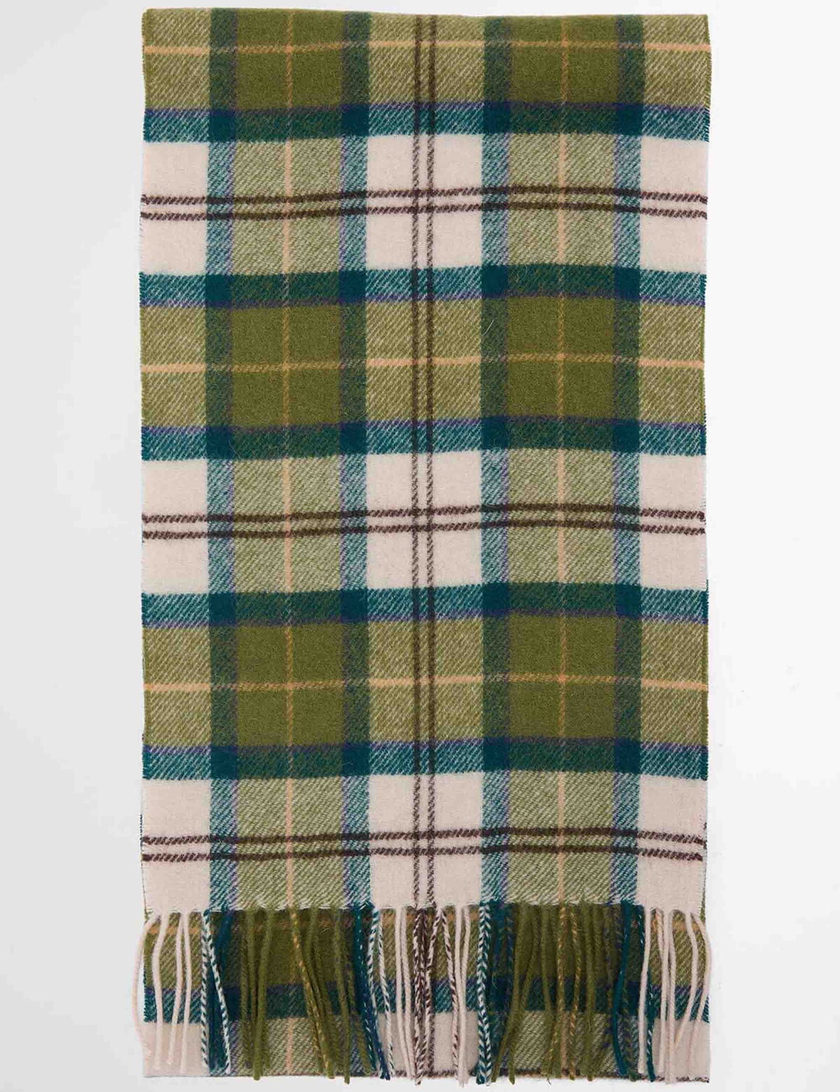 Barbour Tartan Lambswool Scarf - Ancient