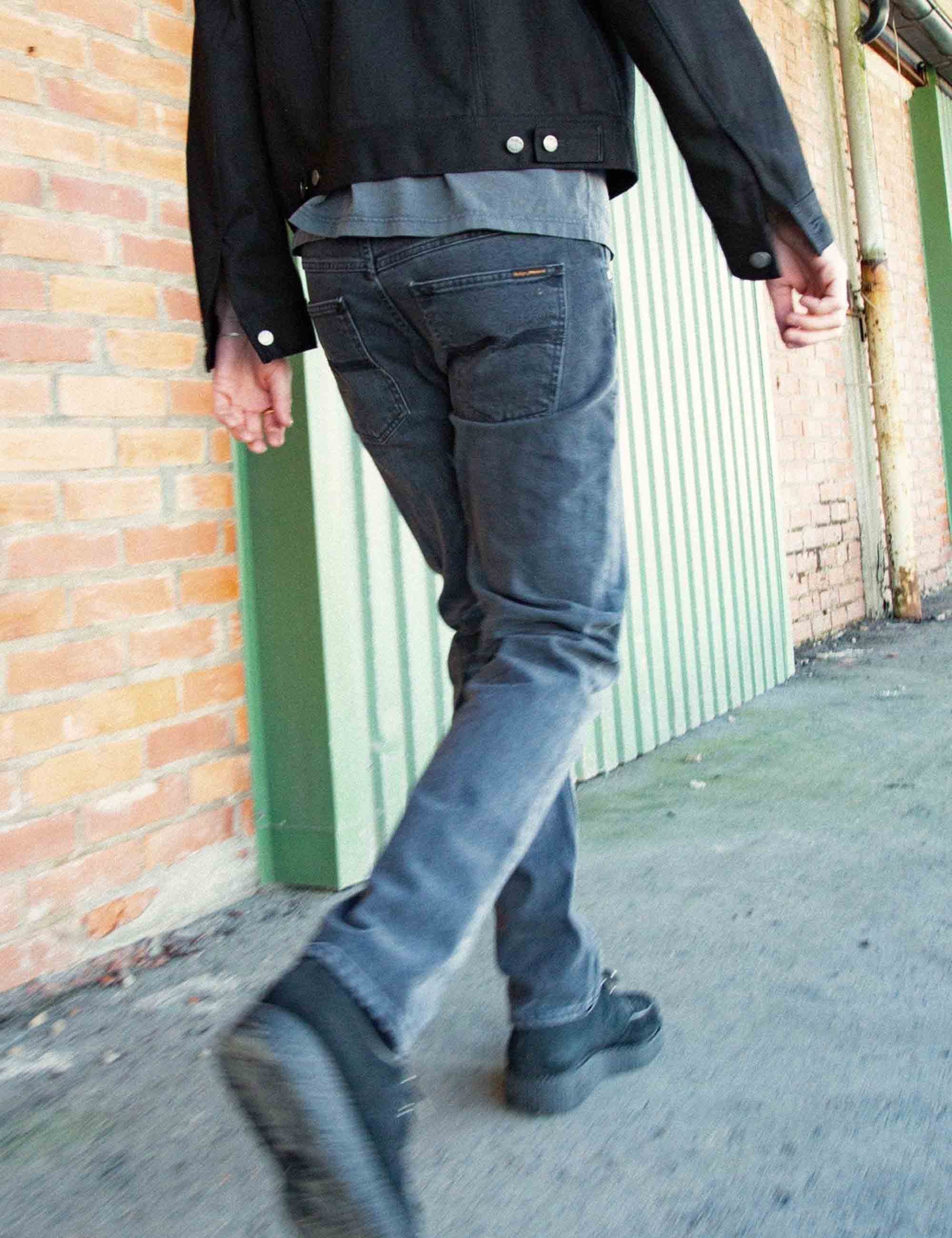 Nudie Jeans Solid Ollie Jeans - Pale Tracks Wash