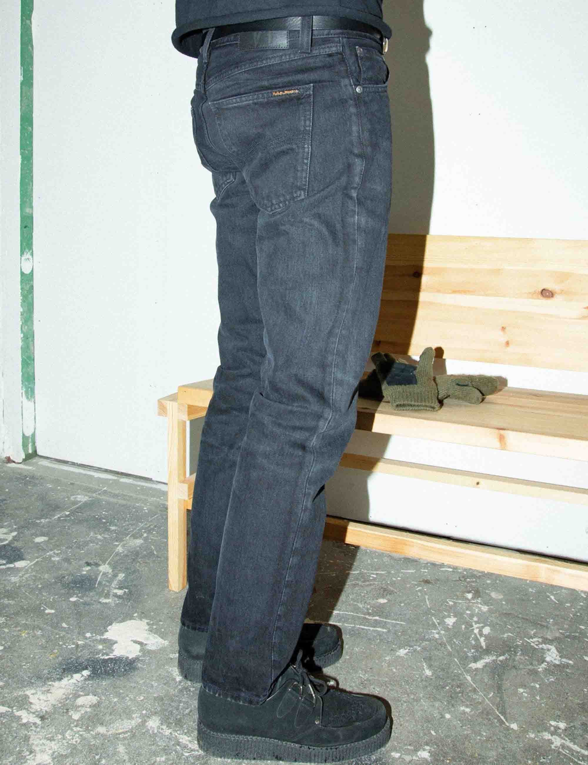 Nudie Jeans Gritty Jackson Jeans - Scratched Tracks Wash