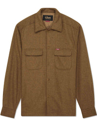 Clayton Wool Shirt - Bronze Brown