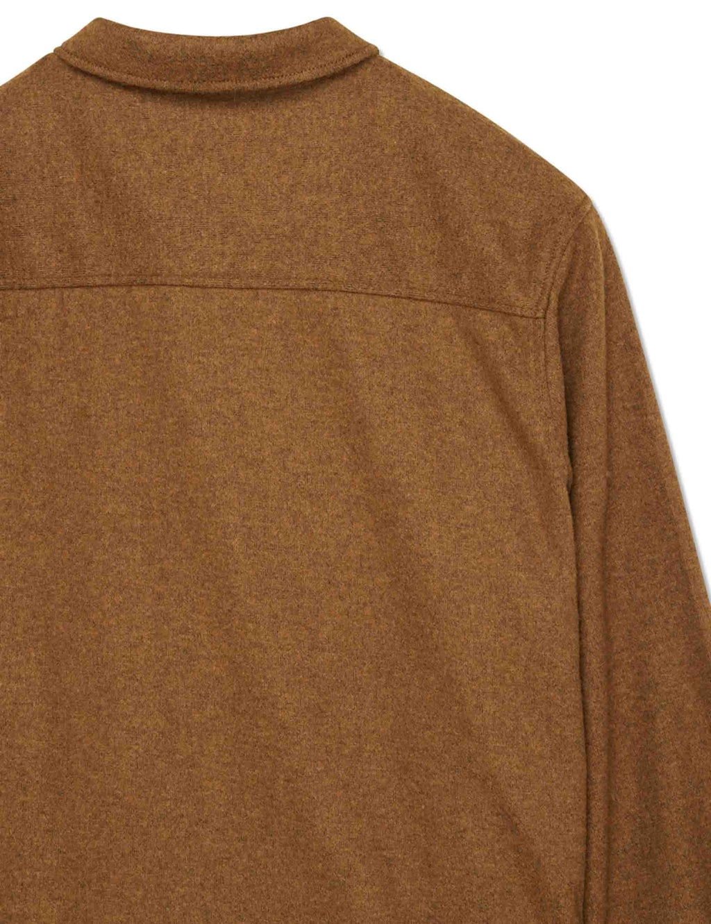 Clayton Wool Shirt - Bronze Brown