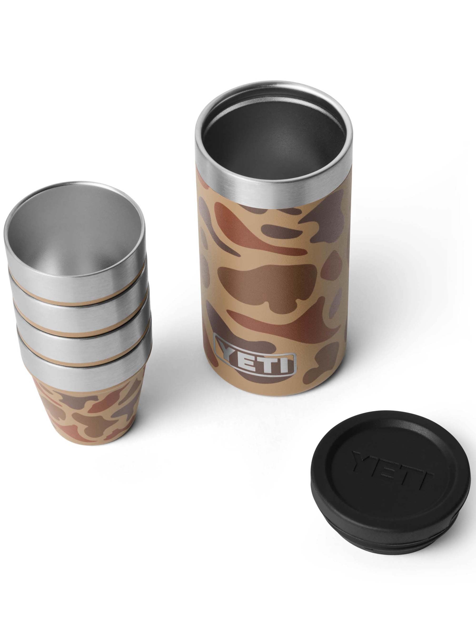 YETI Rambler Shot Glasses w/Carrying Case - Wetlands Camo