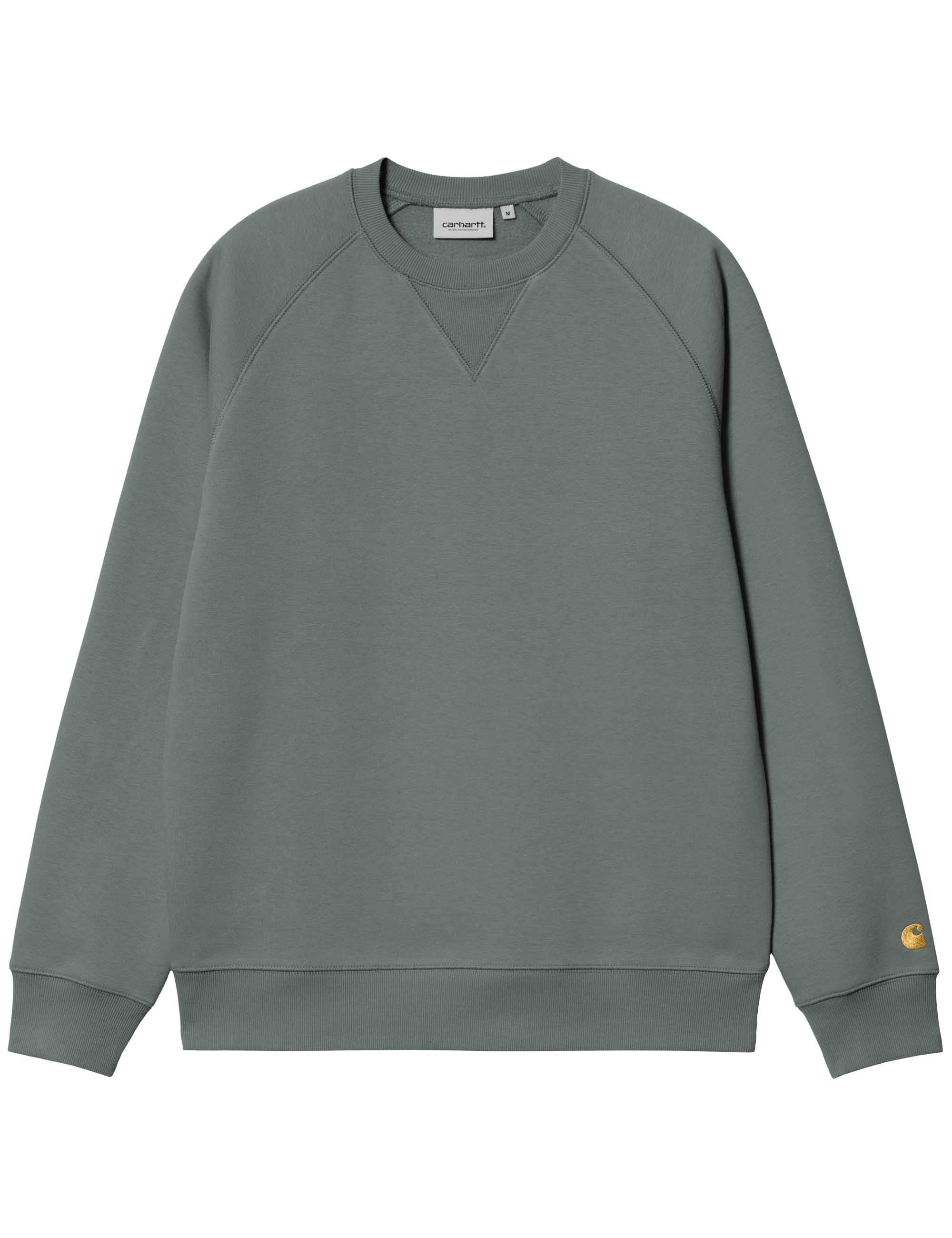 Carhartt WIP Chase Crew Sweat - Velvet Green