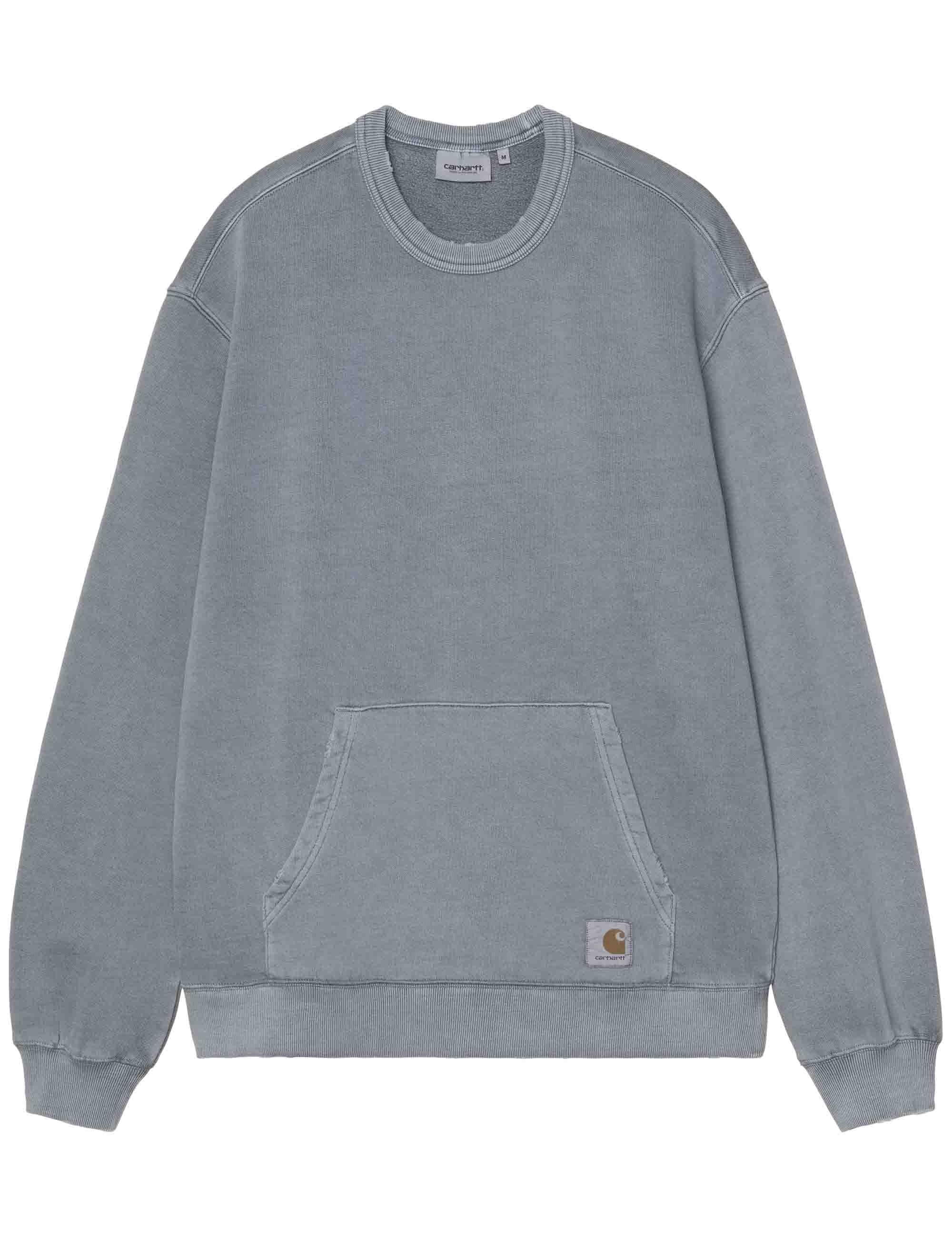 Carhartt WIP Torion Crew Sweat - Office Blue (Grind Wash)