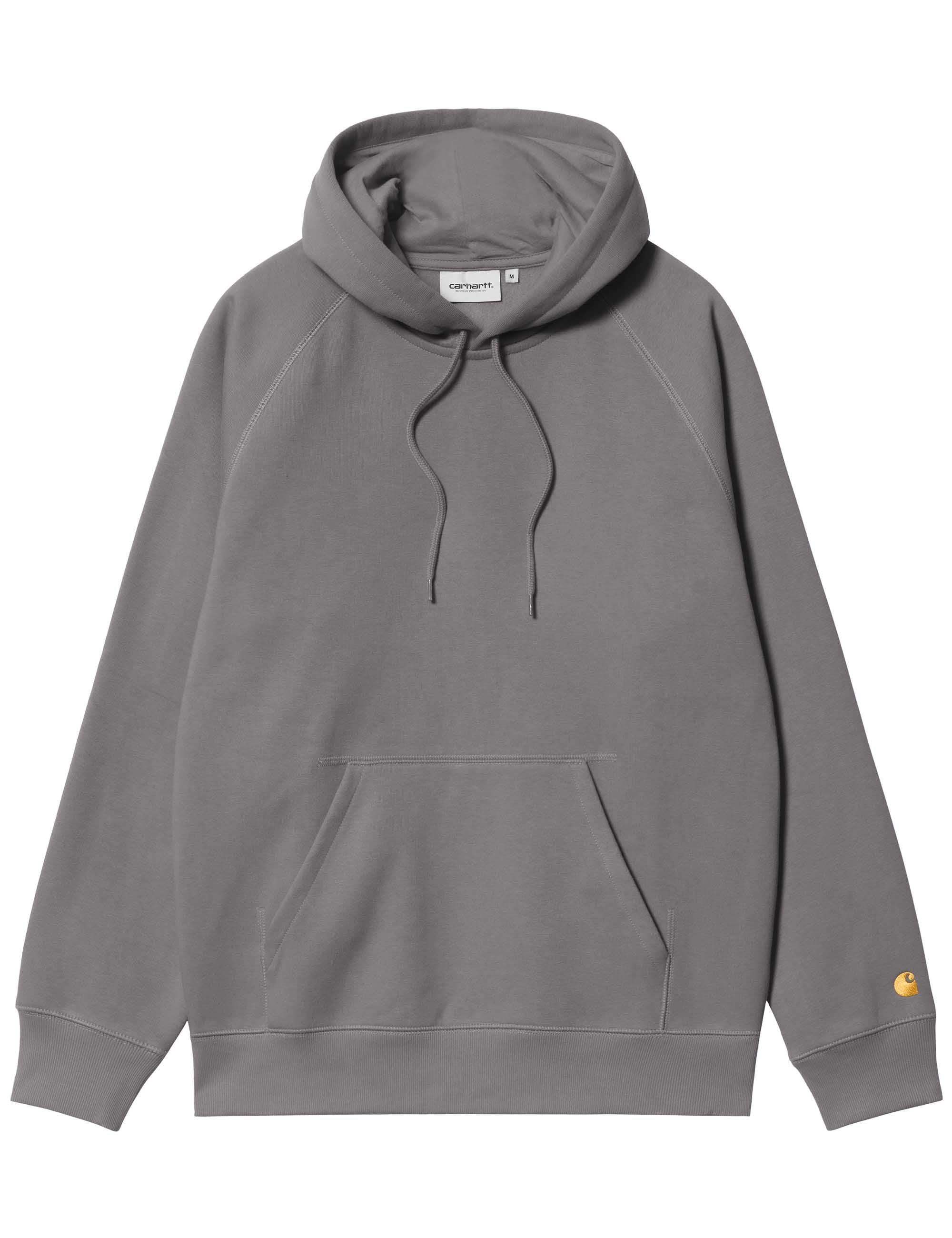 Carhartt WIP Chase Hooded Sweat - Porphyry/Gold