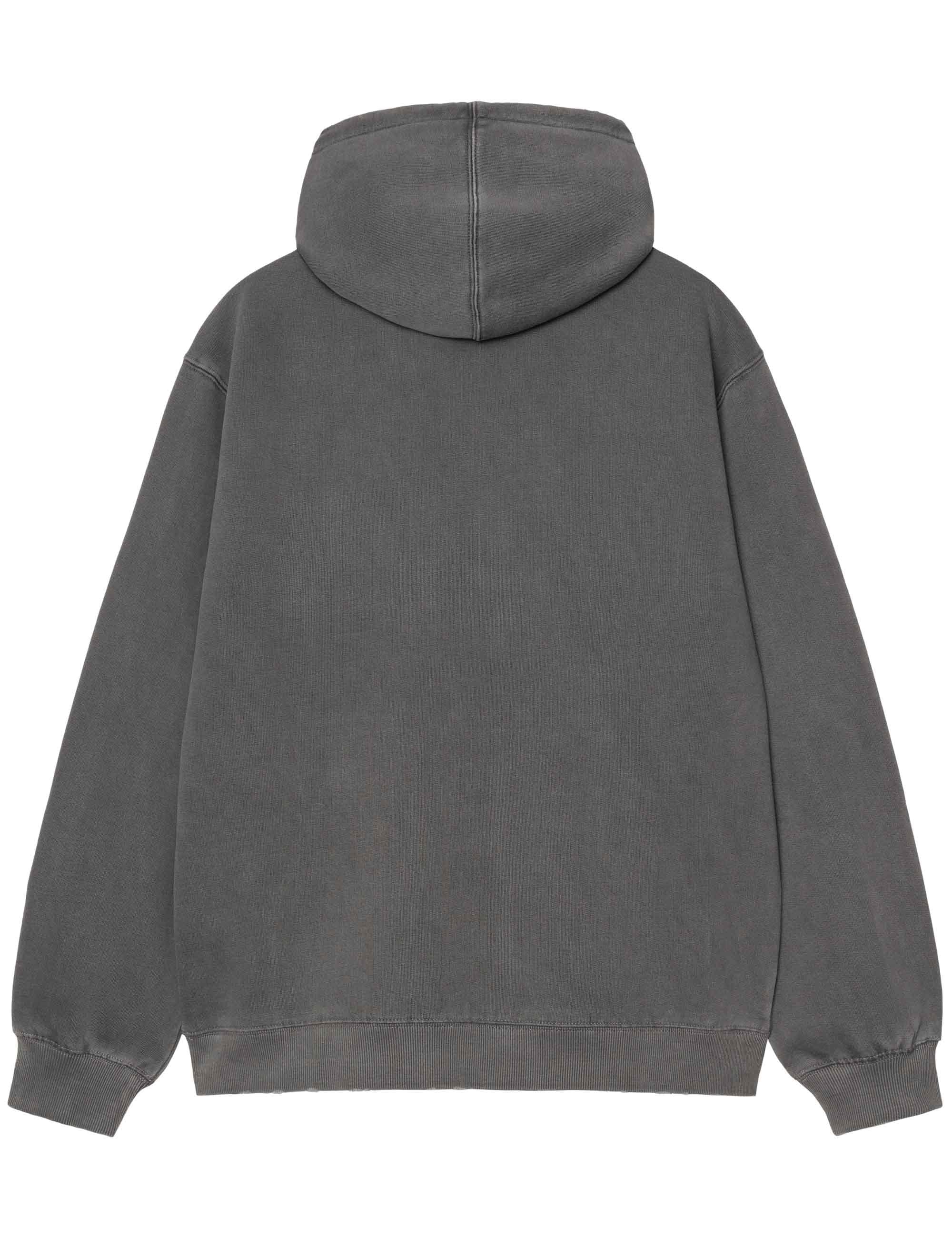 Carhartt WIP Torion Hooded Sweat - Black (Grind Wash)