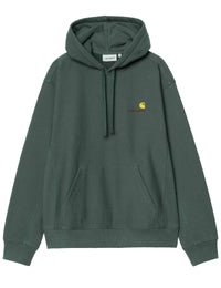 American Script Hooded Sweatshirt - Kale Green