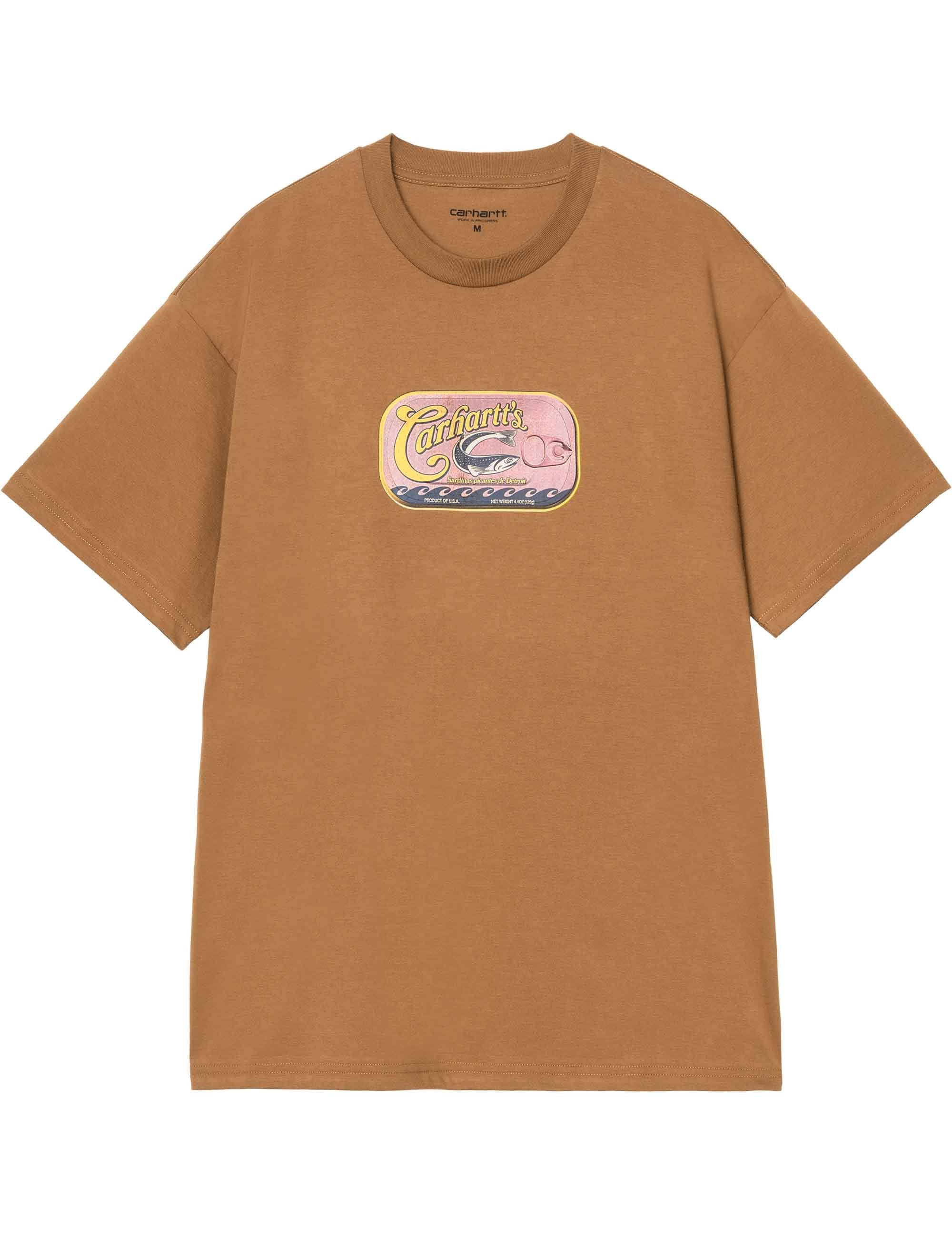 Carhartt WIP Sardinas T-Shirt - Hamilton Brown