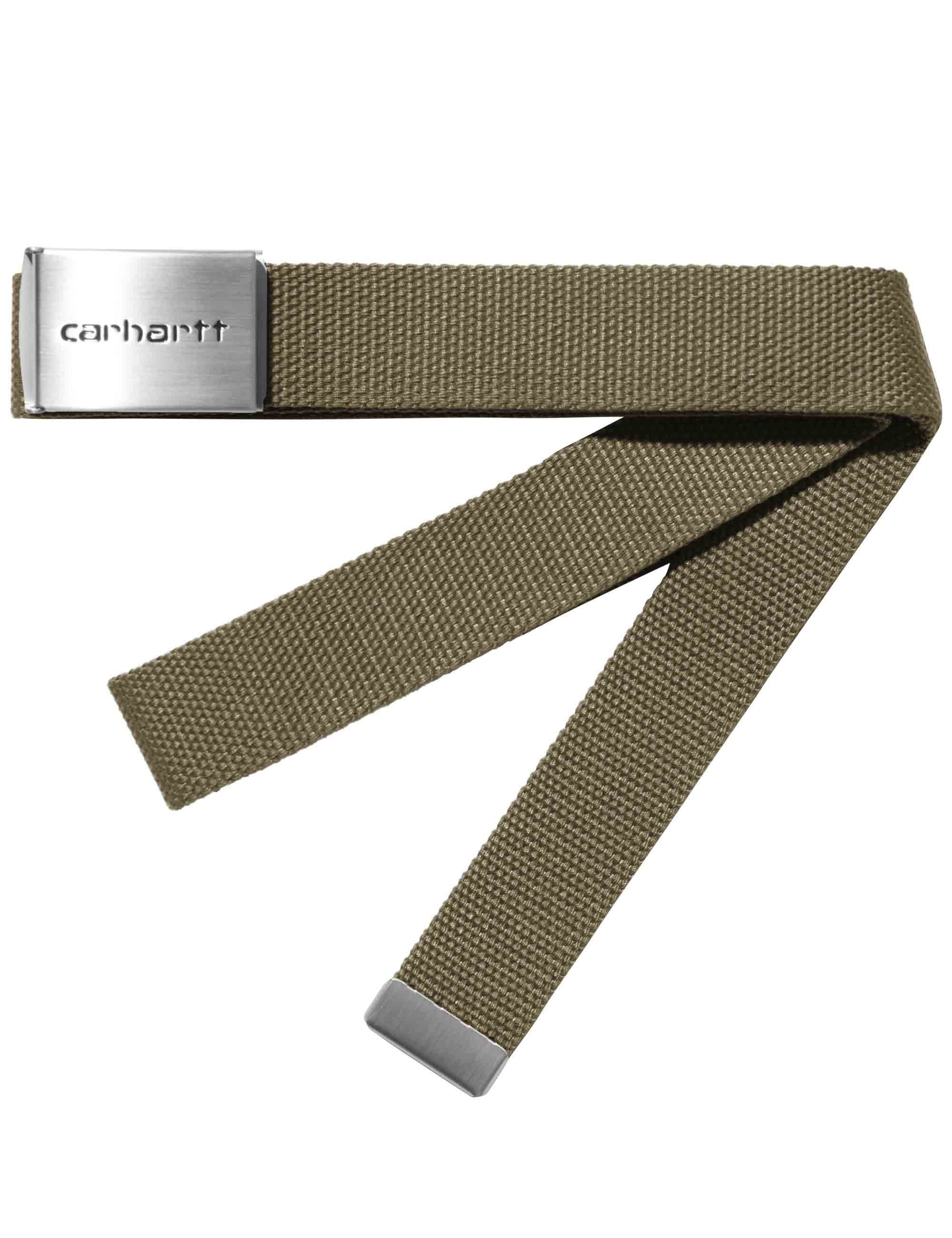 Carhartt WIP Clip Belt Chrome - Brass
