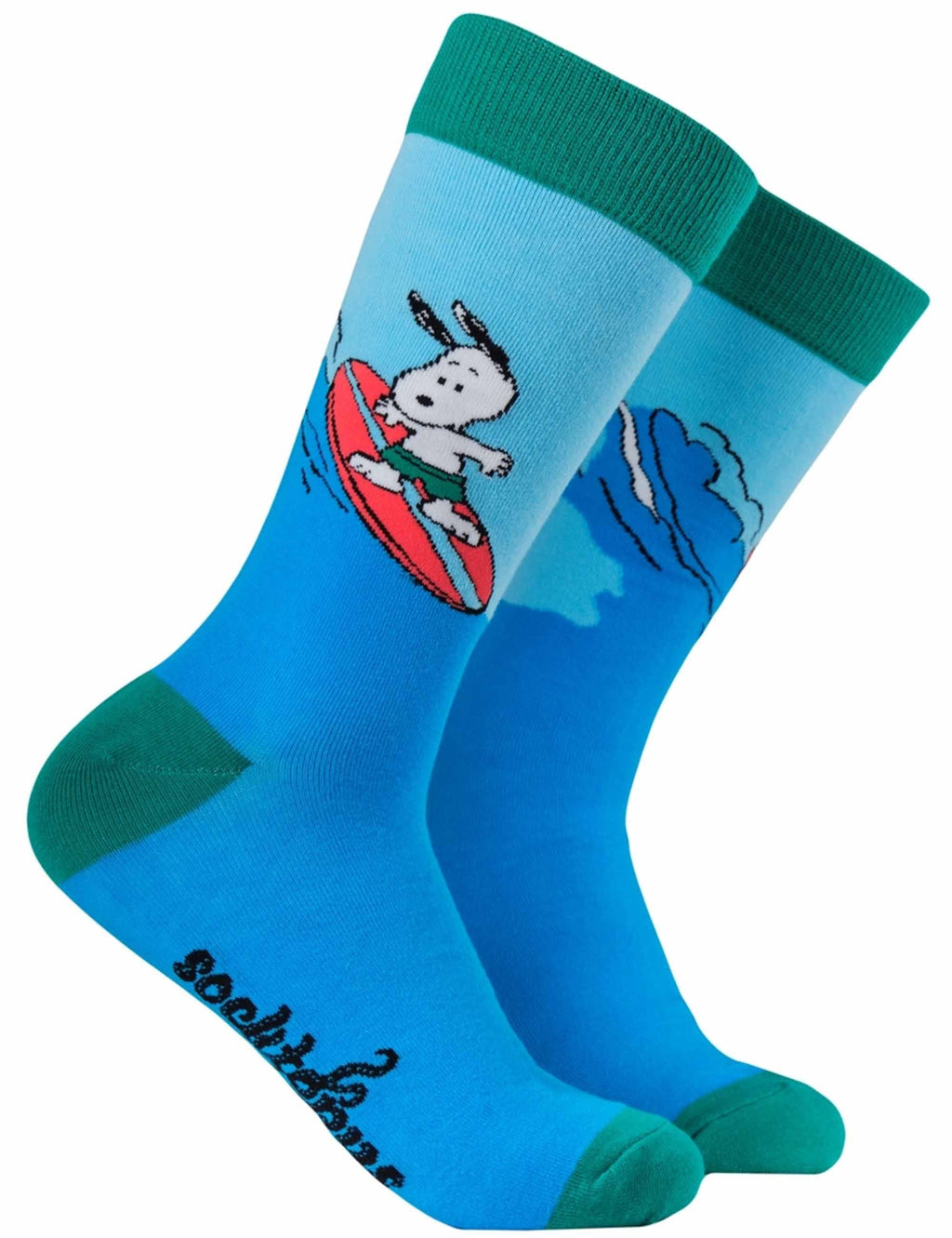 Snoopy Socks - Surfs Up Blue
