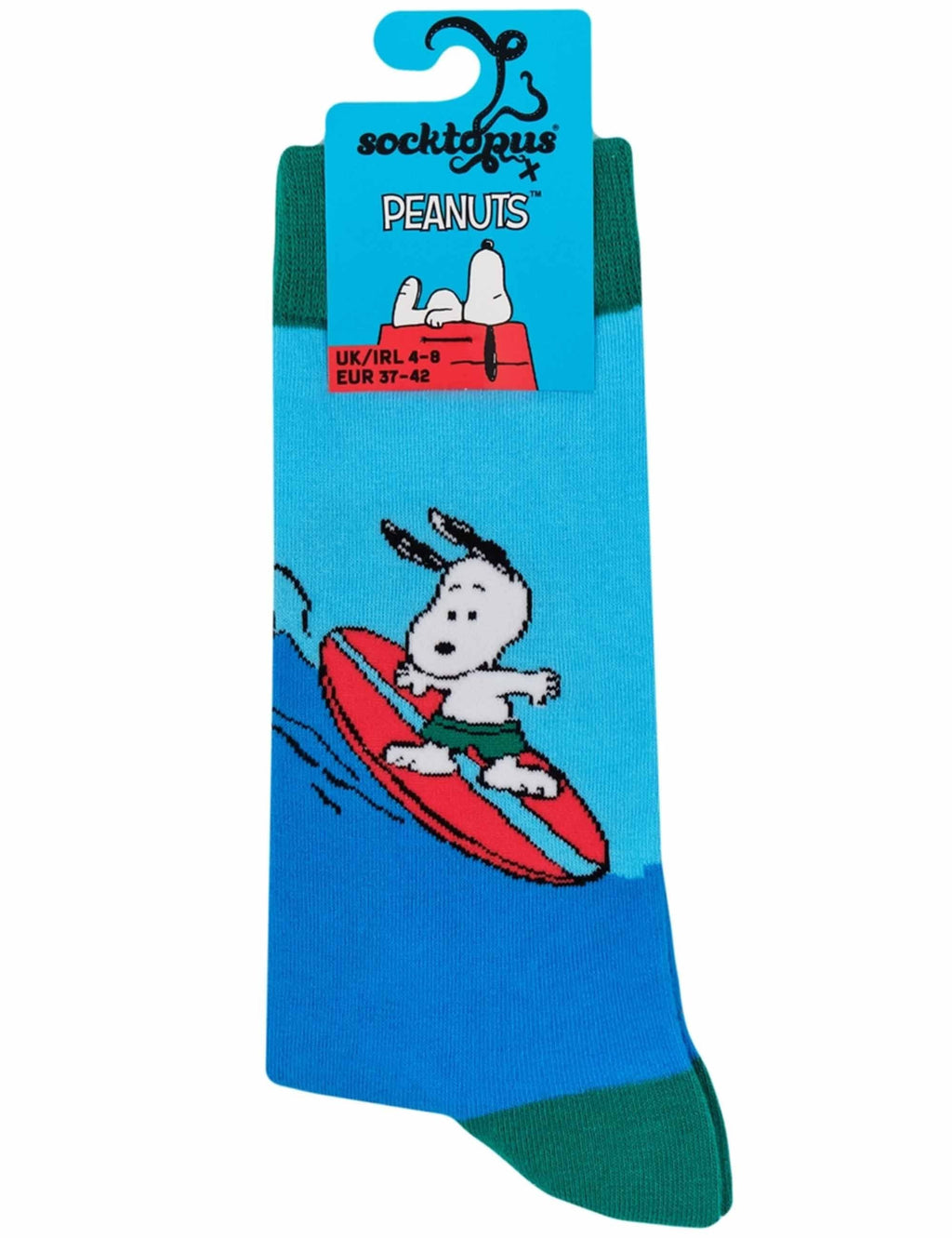 Snoopy Socks - Surfs Up Blue