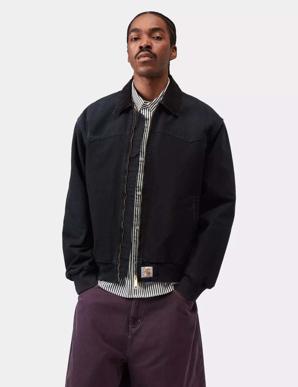 OG Santa Fe Jacket - Black/Black (Grind Wash)