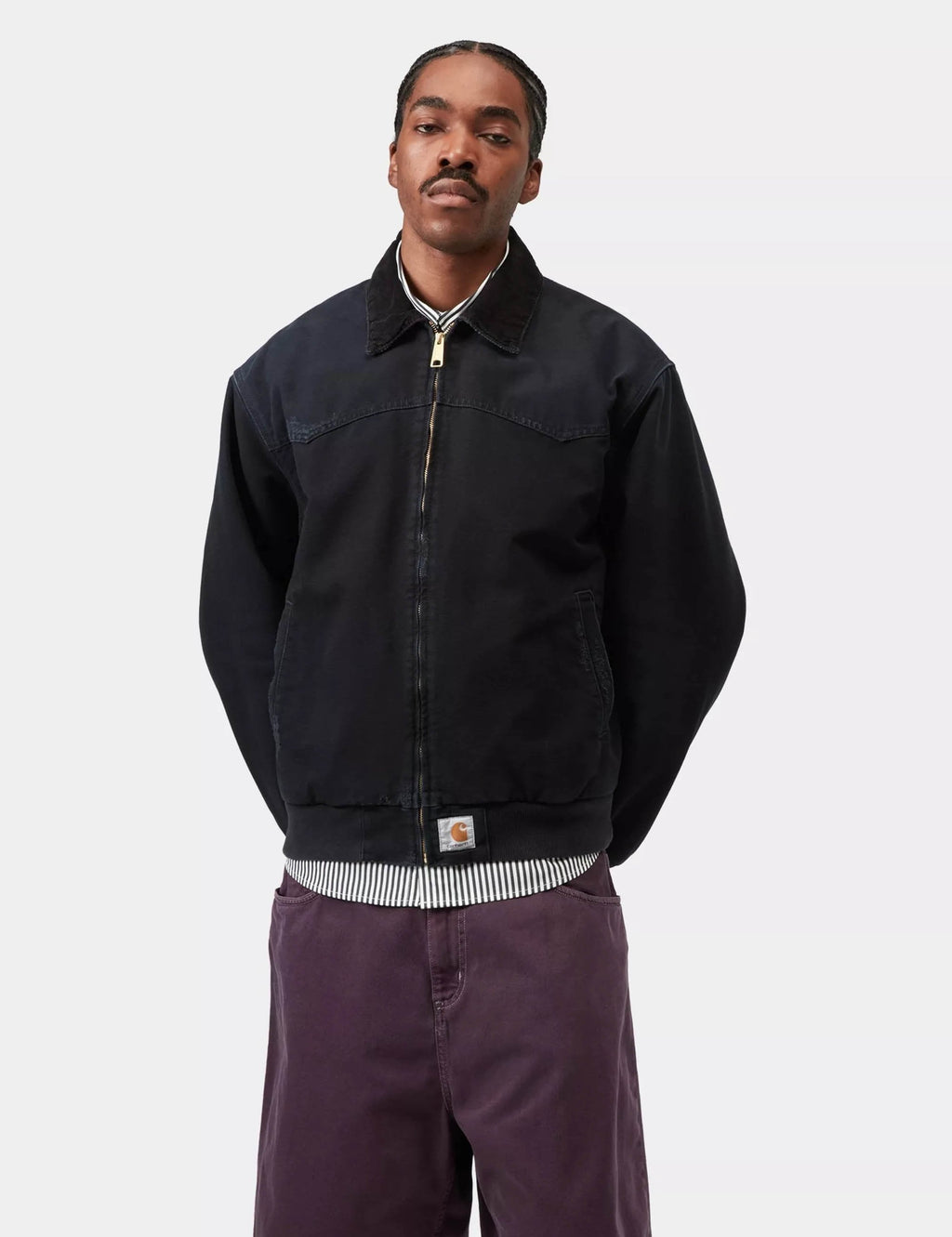 OG Santa Fe Jacket - Black/Black (Grind Wash)