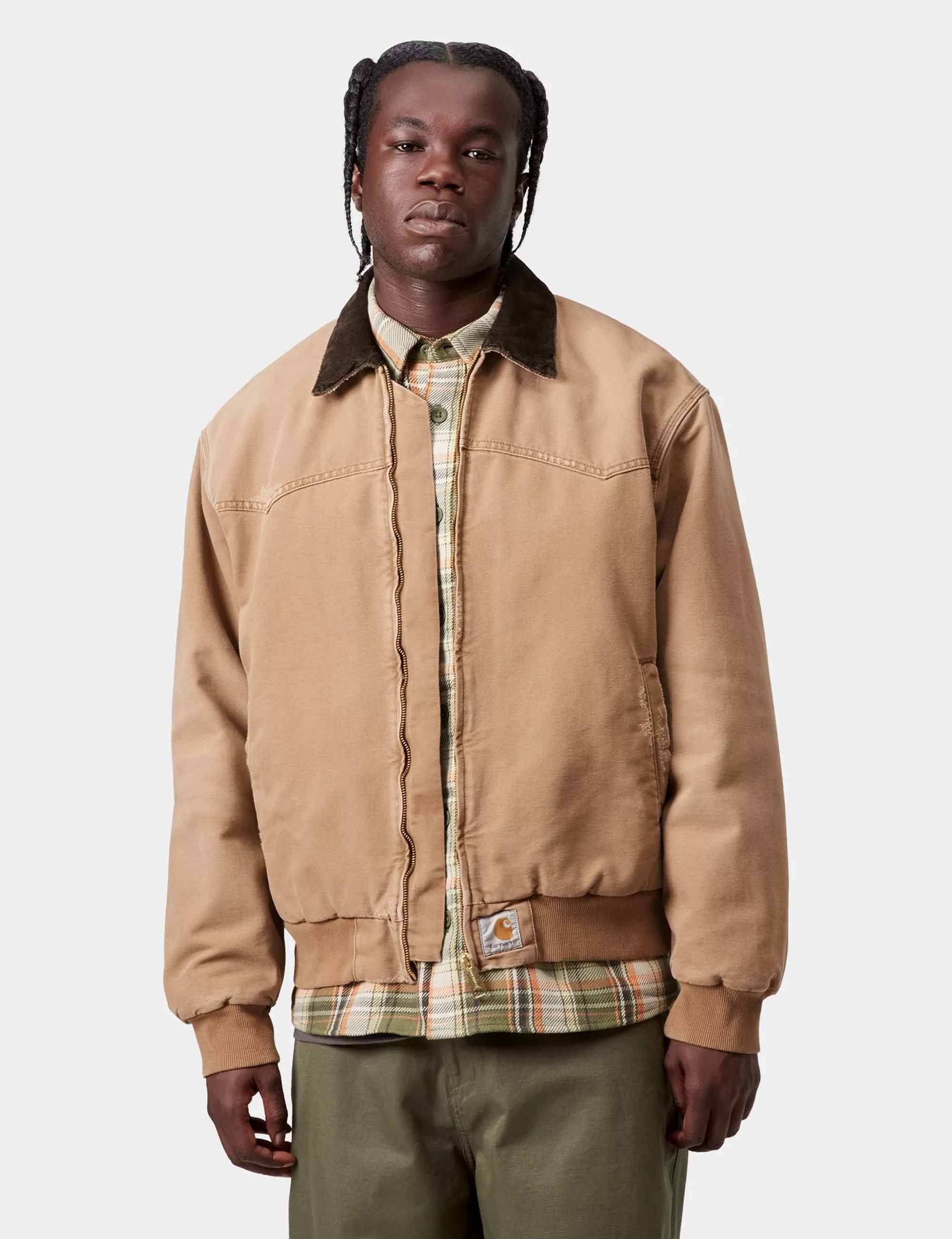 Carhartt WIP OG Santa Fe Jacket - Hamilton Brown/Tobacco (Grind Wash)
