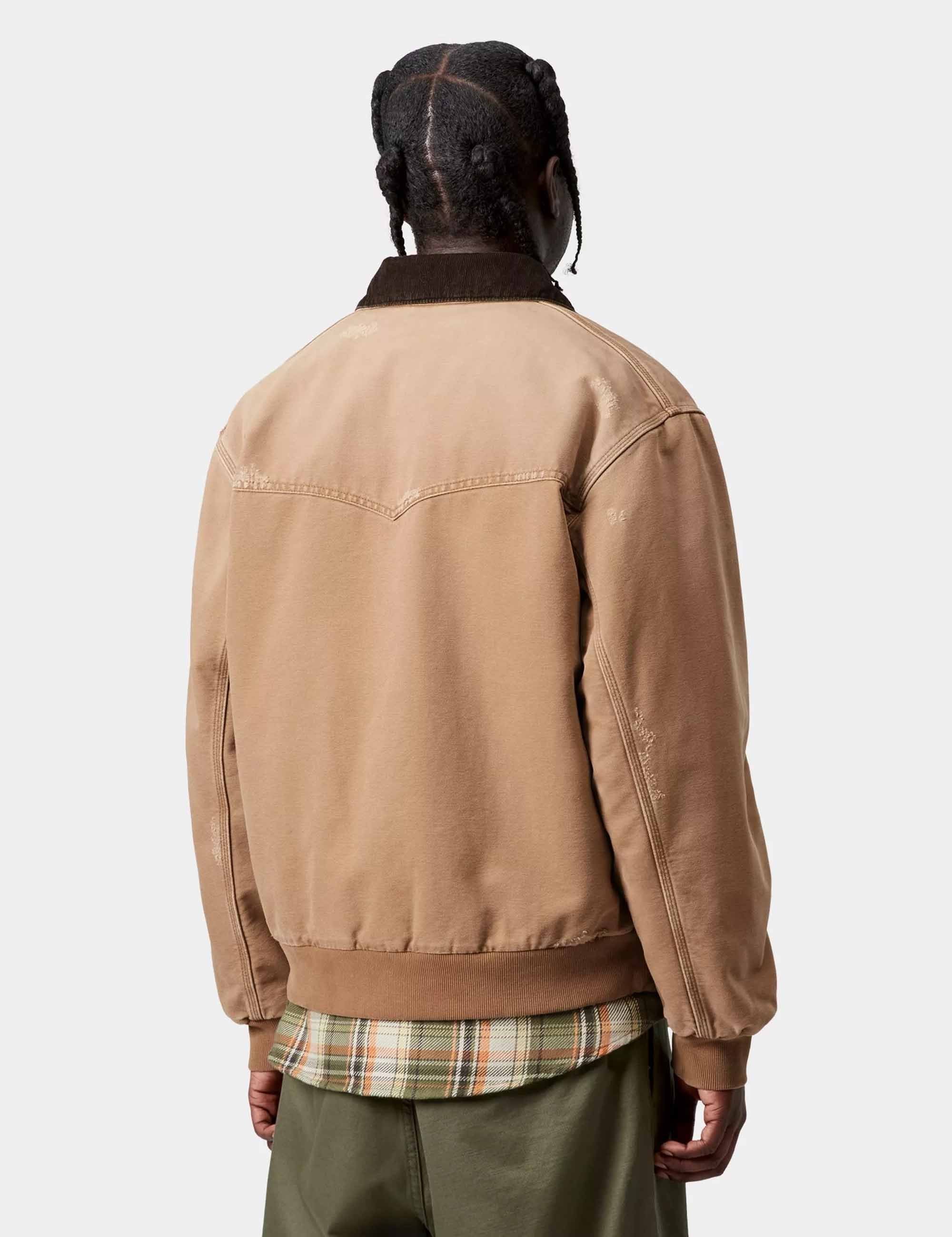 Carhartt WIP OG Santa Fe Jacket - Hamilton Brown/Tobacco (Grind Wash)