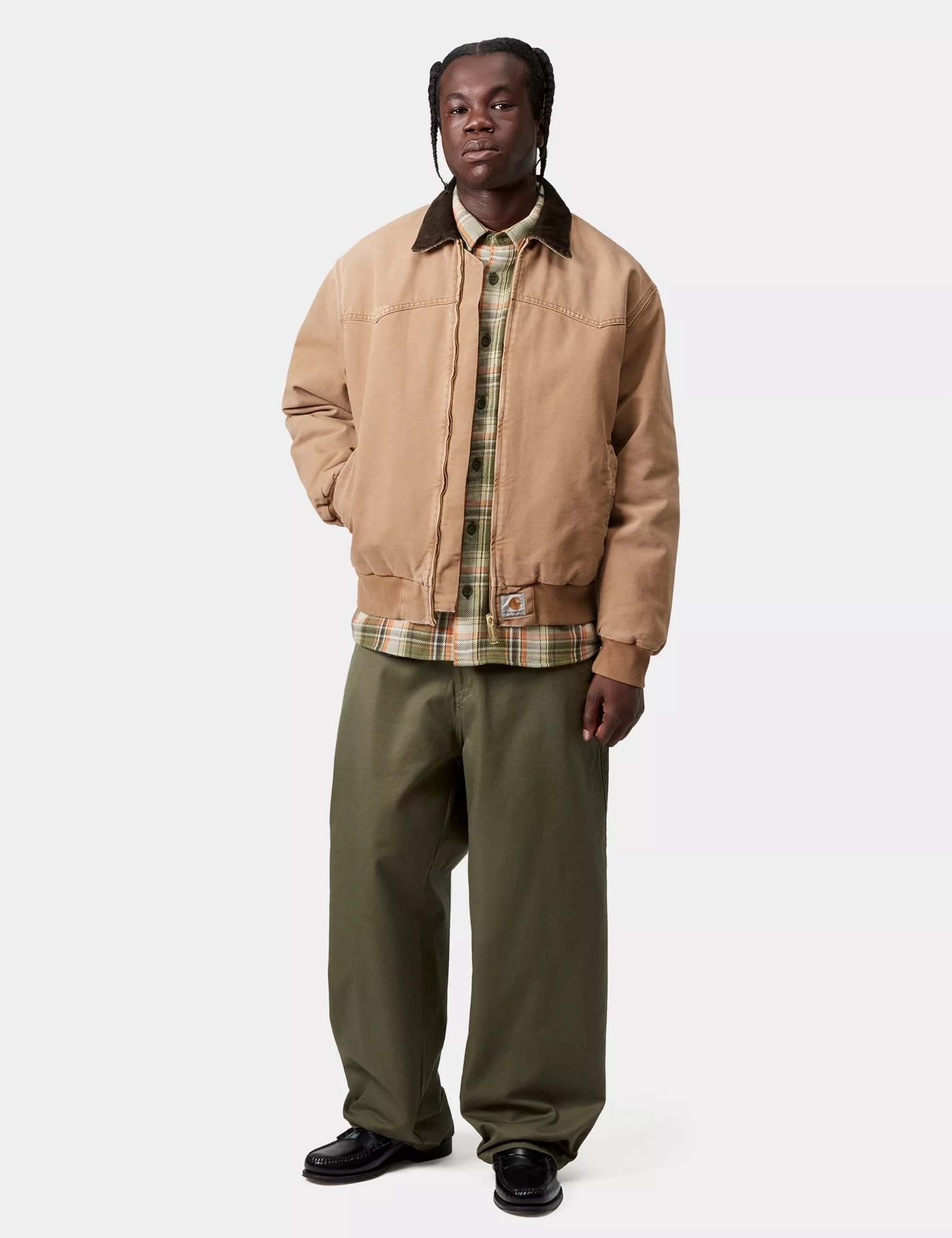 Carhartt WIP OG Santa Fe Jacket - Hamilton Brown/Tobacco (Grind Wash)