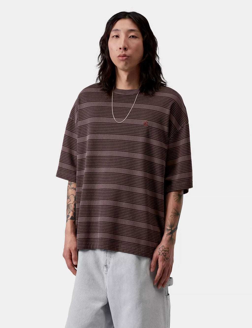 Hanson Stripe T-Shirt - Palisander