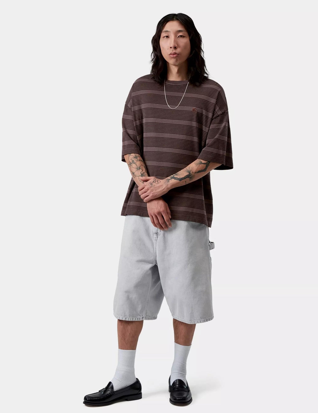 Hanson Stripe T-Shirt - Palisander