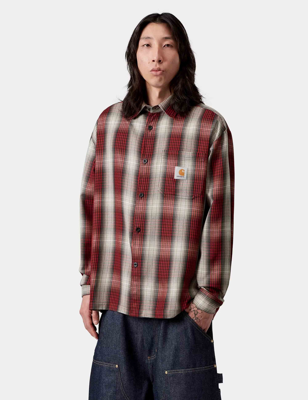 Harlin Check Shirt - Chili Pepper