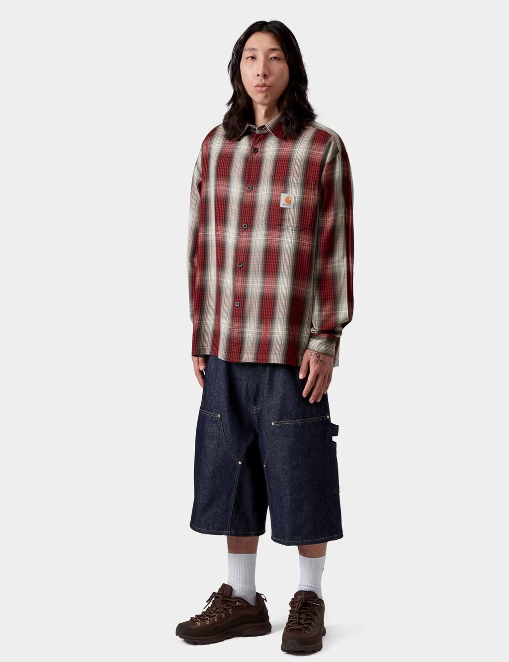 Harlin Check Shirt - Chili Pepper