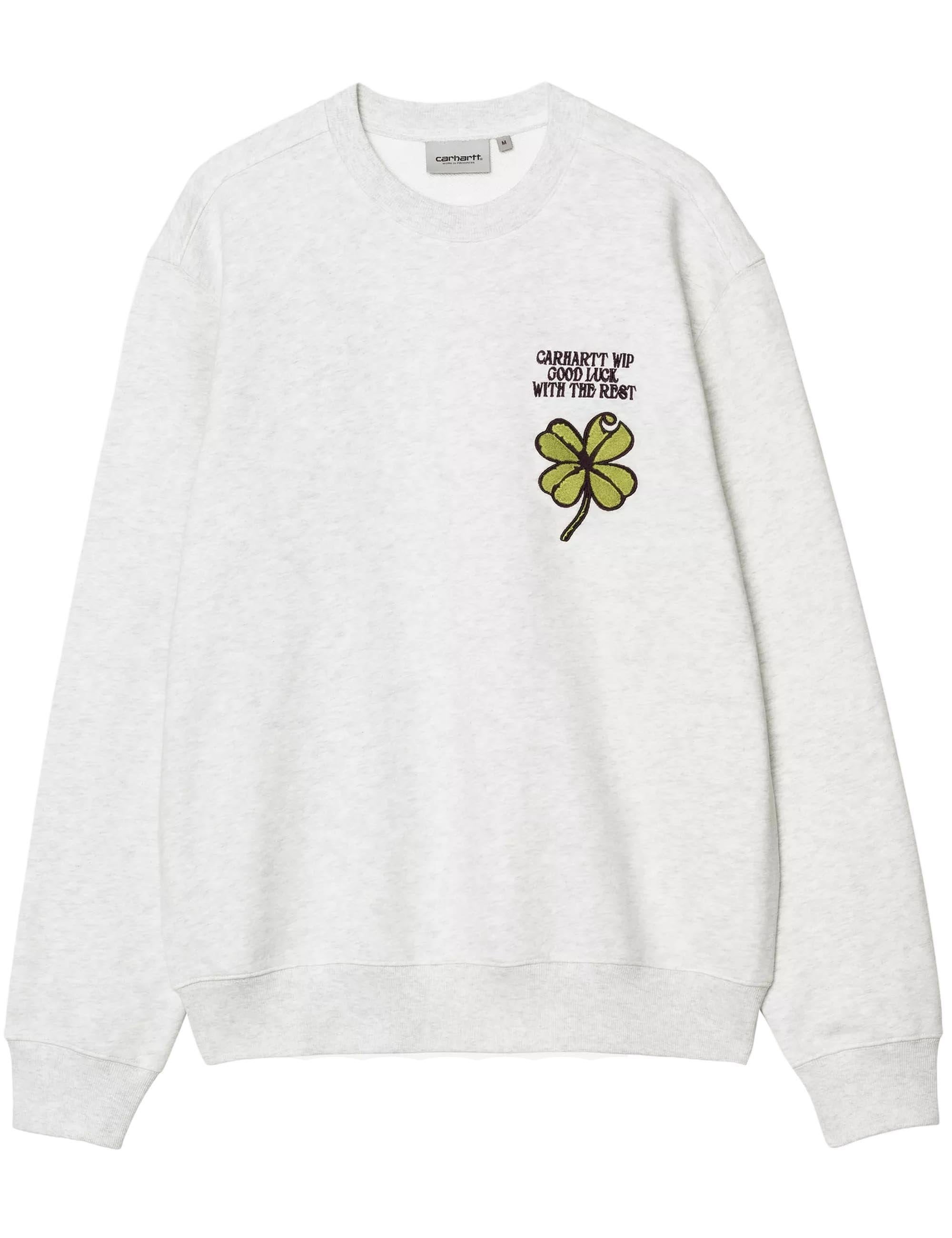 Carhartt WIP Clover Crew Sweat - Ash Heather