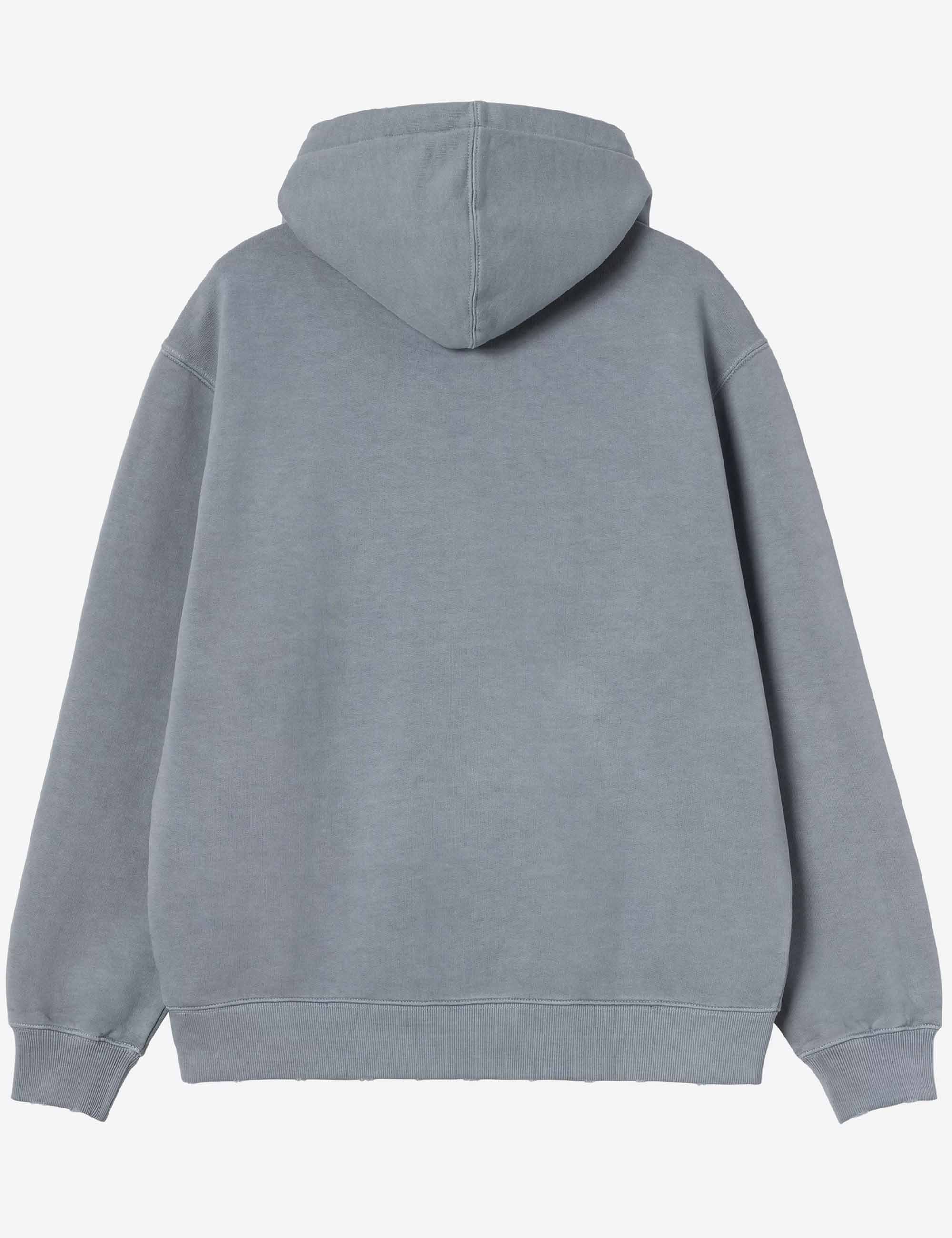 Carhartt WIP Torion Hooded Sweat - Office Blue (Grind Wash)