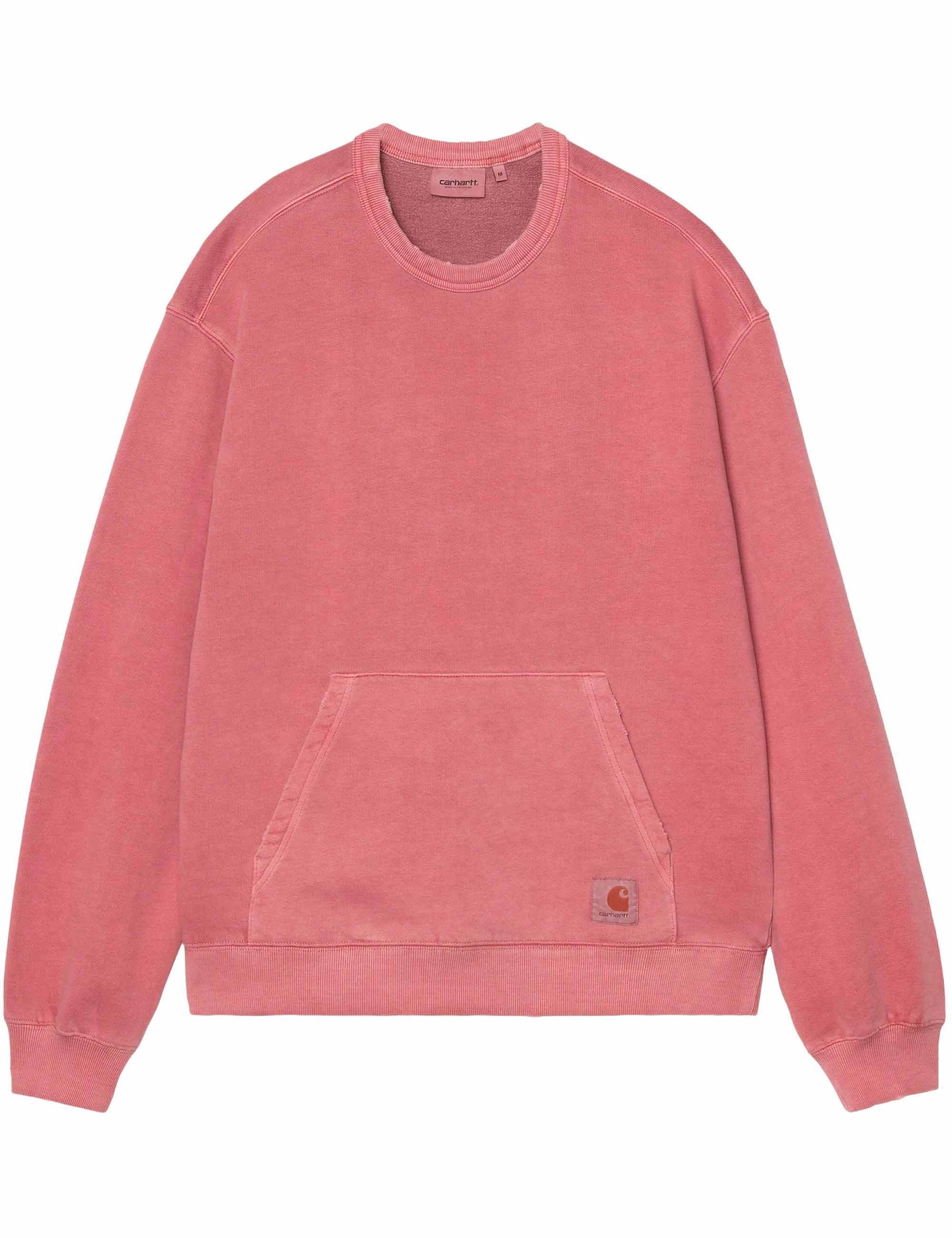 Carhartt WIP Torion Crew Sweat - Marsala (Grind Wash)