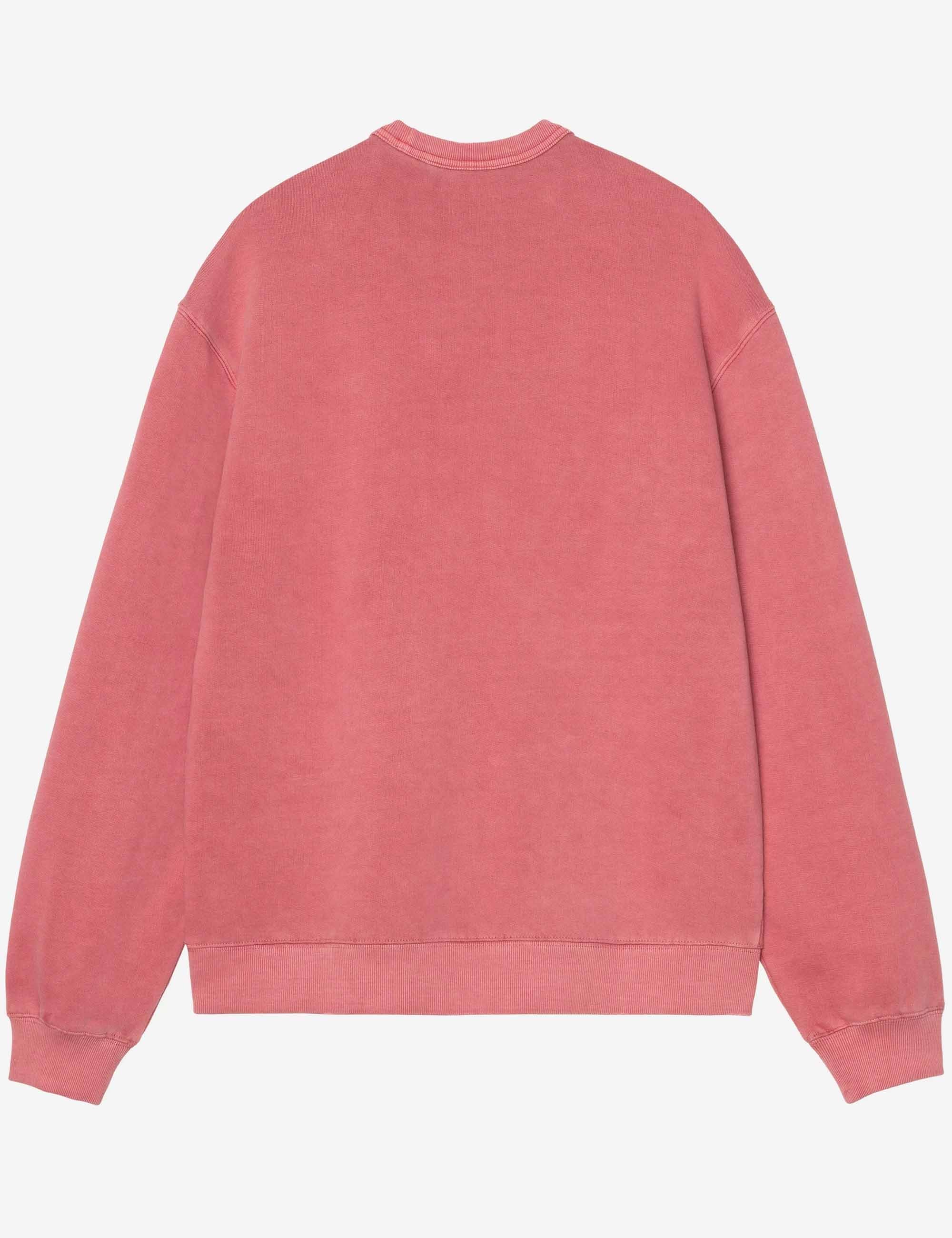 Carhartt WIP Torion Crew Sweat - Marsala (Grind Wash)