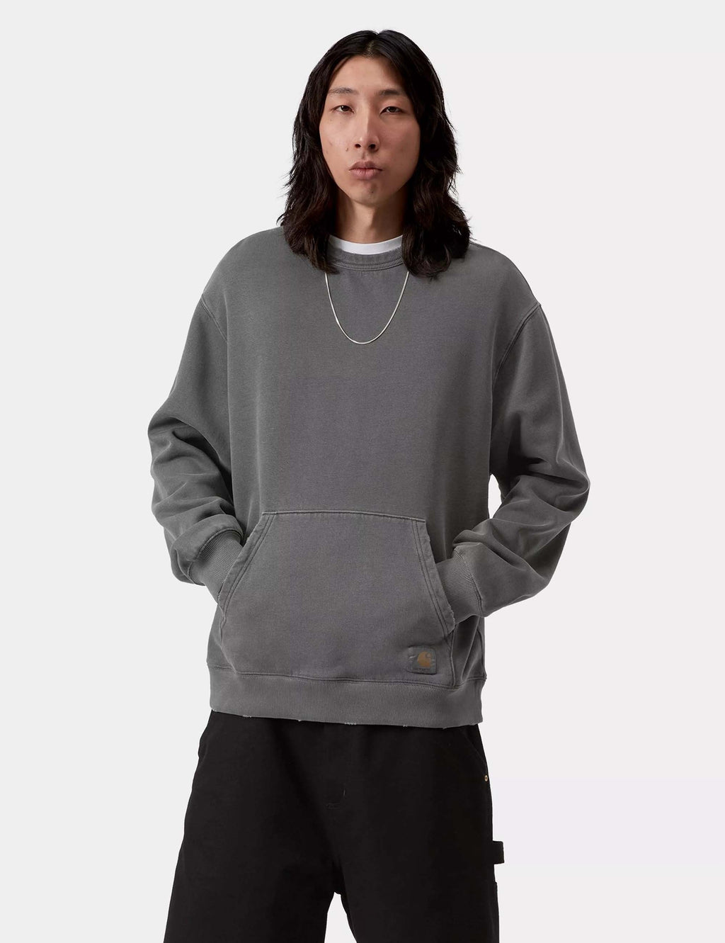 Torion Crew Sweat - Black (Grind Wash)