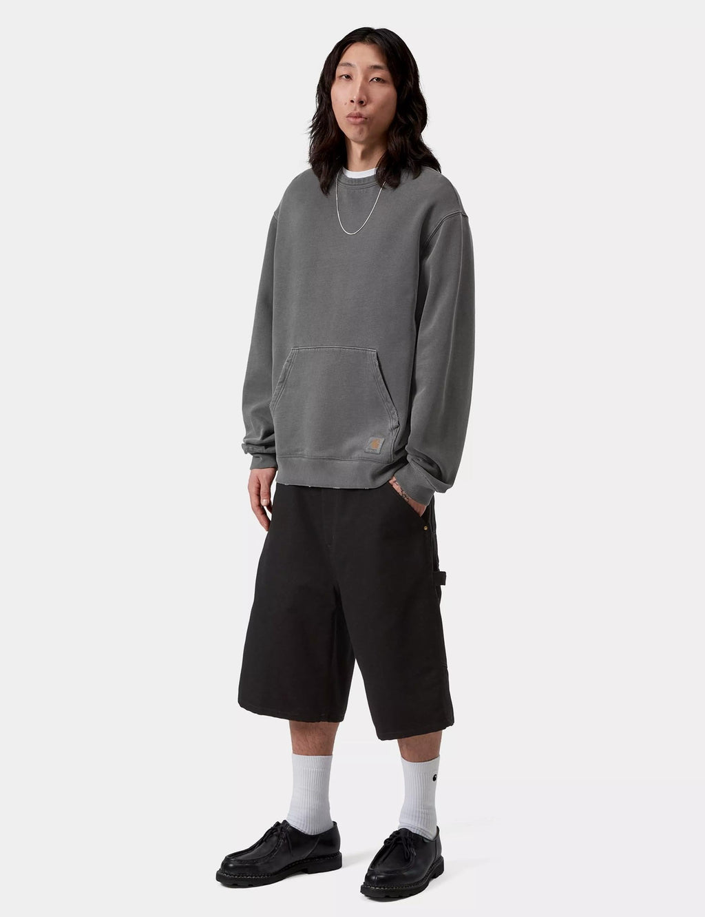 Torion Crew Sweat - Black (Grind Wash)