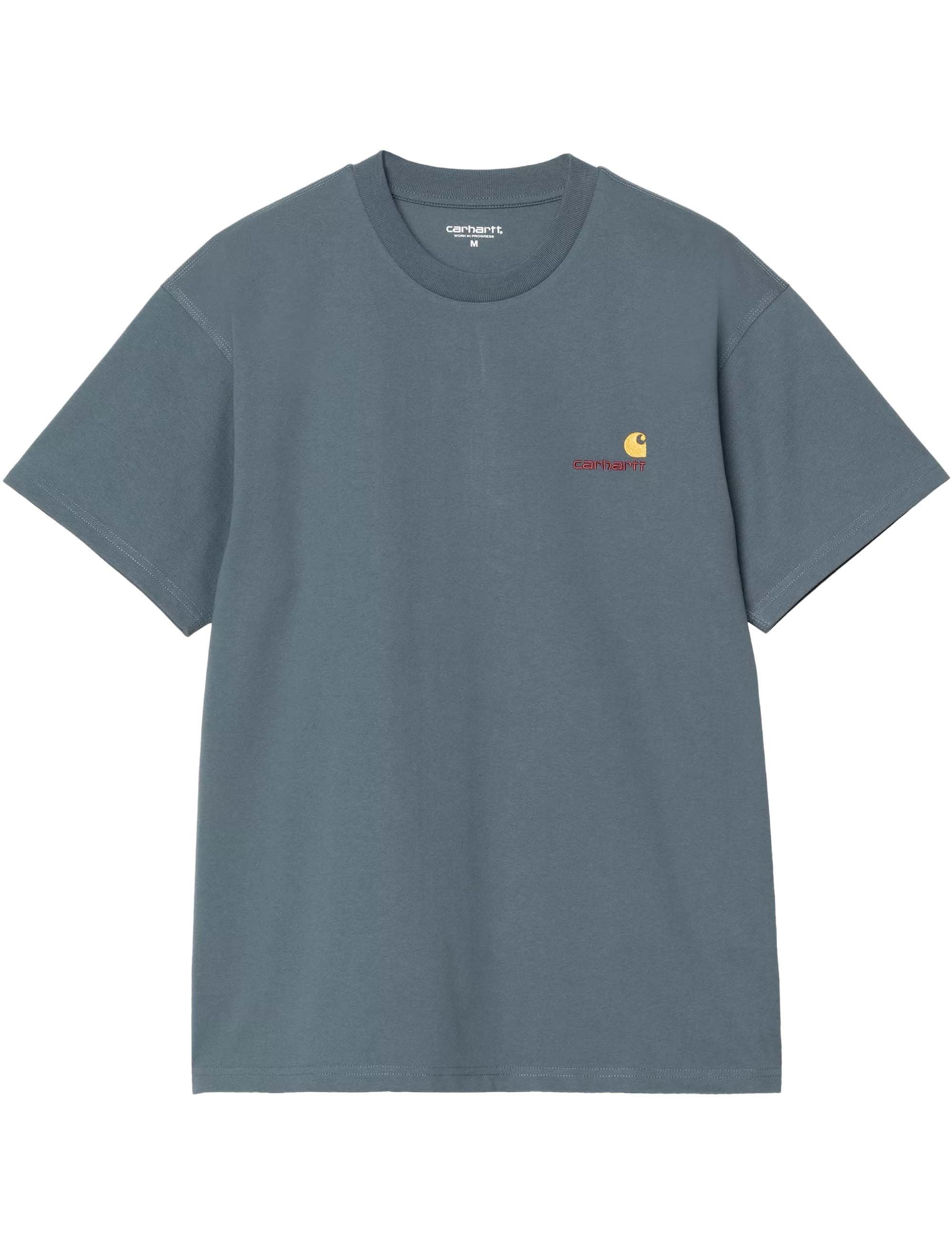 Carhartt WIP American Script T-Shirt - Office Blue