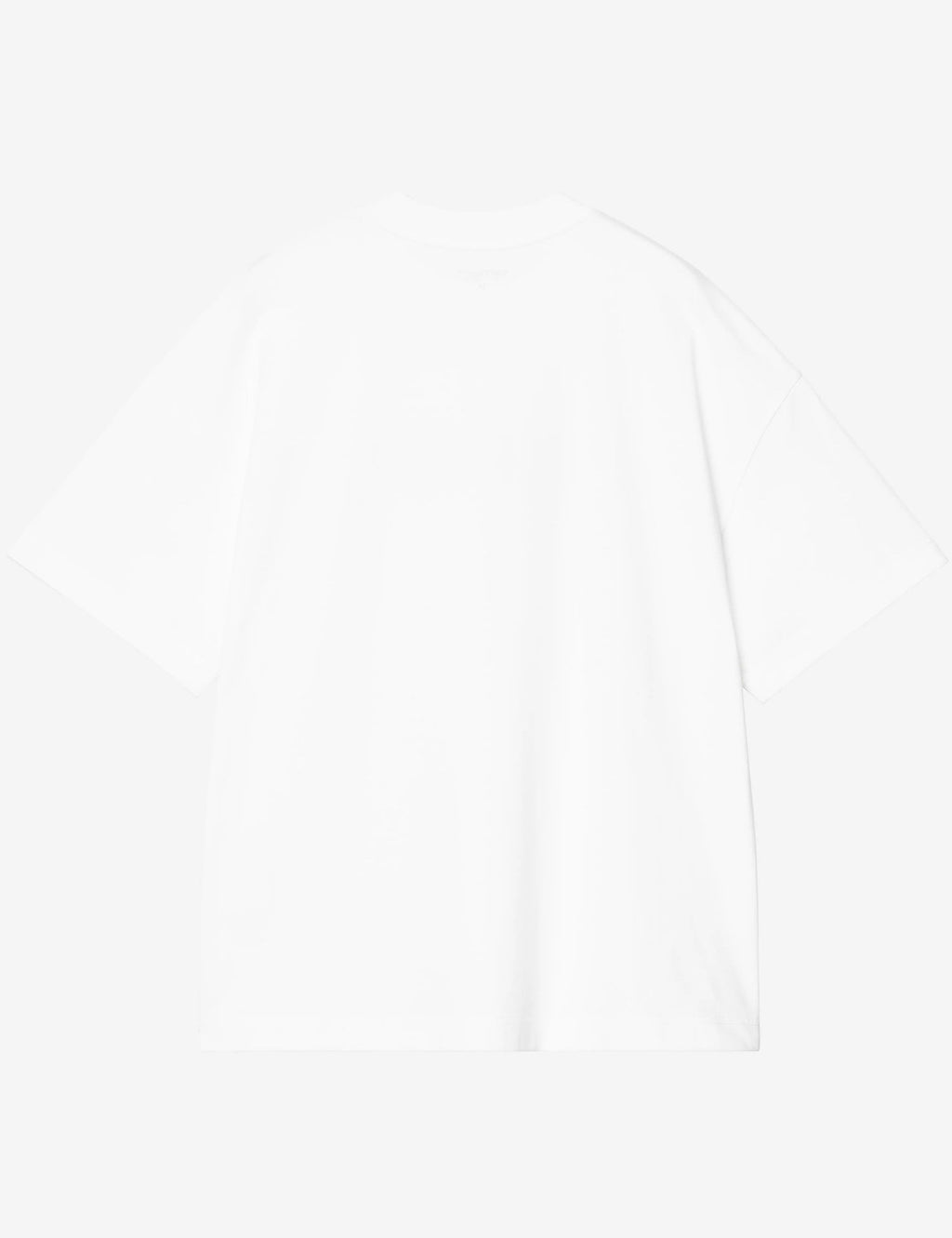 Deconstructed Label T-Shirt - White