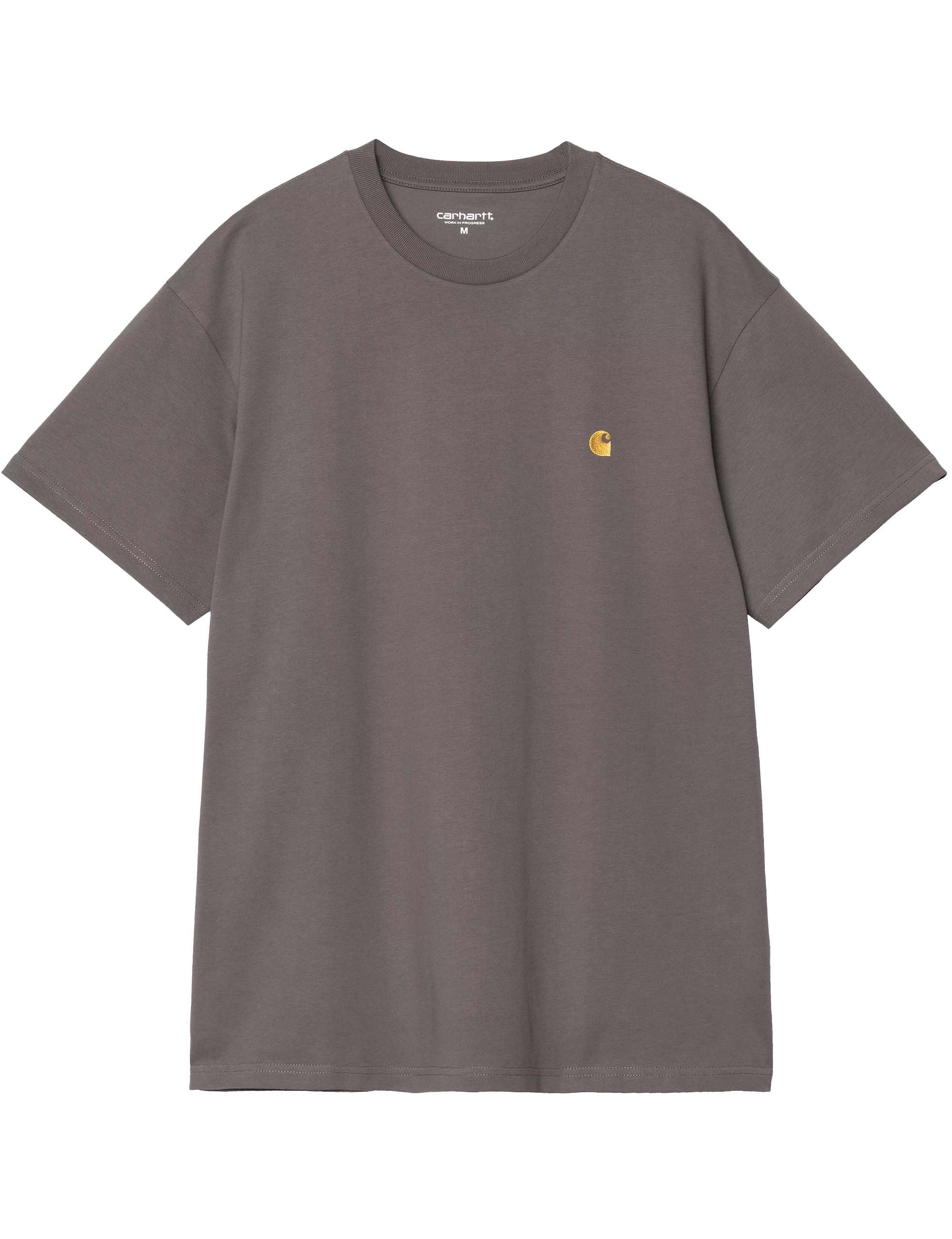Carhartt WIP Chase T-Shirt - Porphyry/Gold