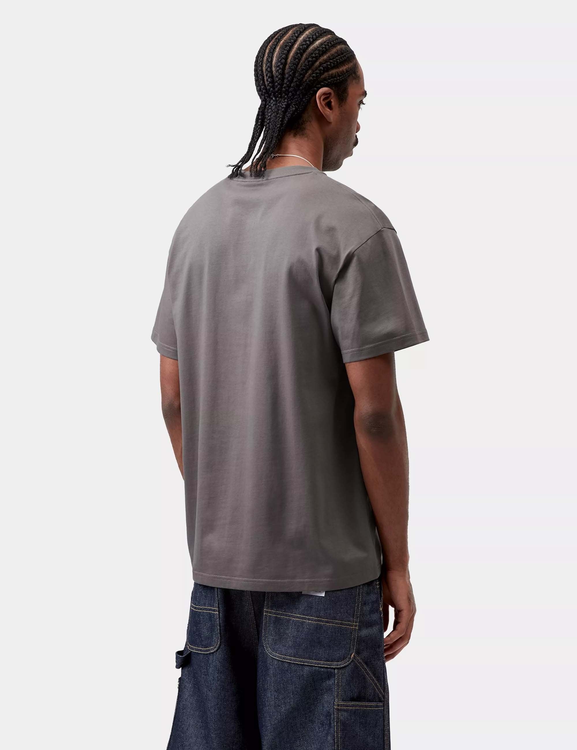 Carhartt WIP Chase T-Shirt - Porphyry/Gold
