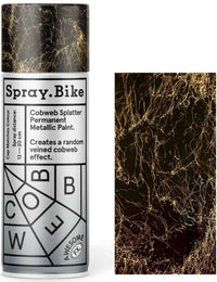 Spray Paint Cobweb Splatter Effect 400ml - Gold