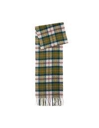 Tartan Lambswool Scarf - Ancient