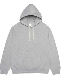 Gunde Logo Hooded Sweat - Grey Melange