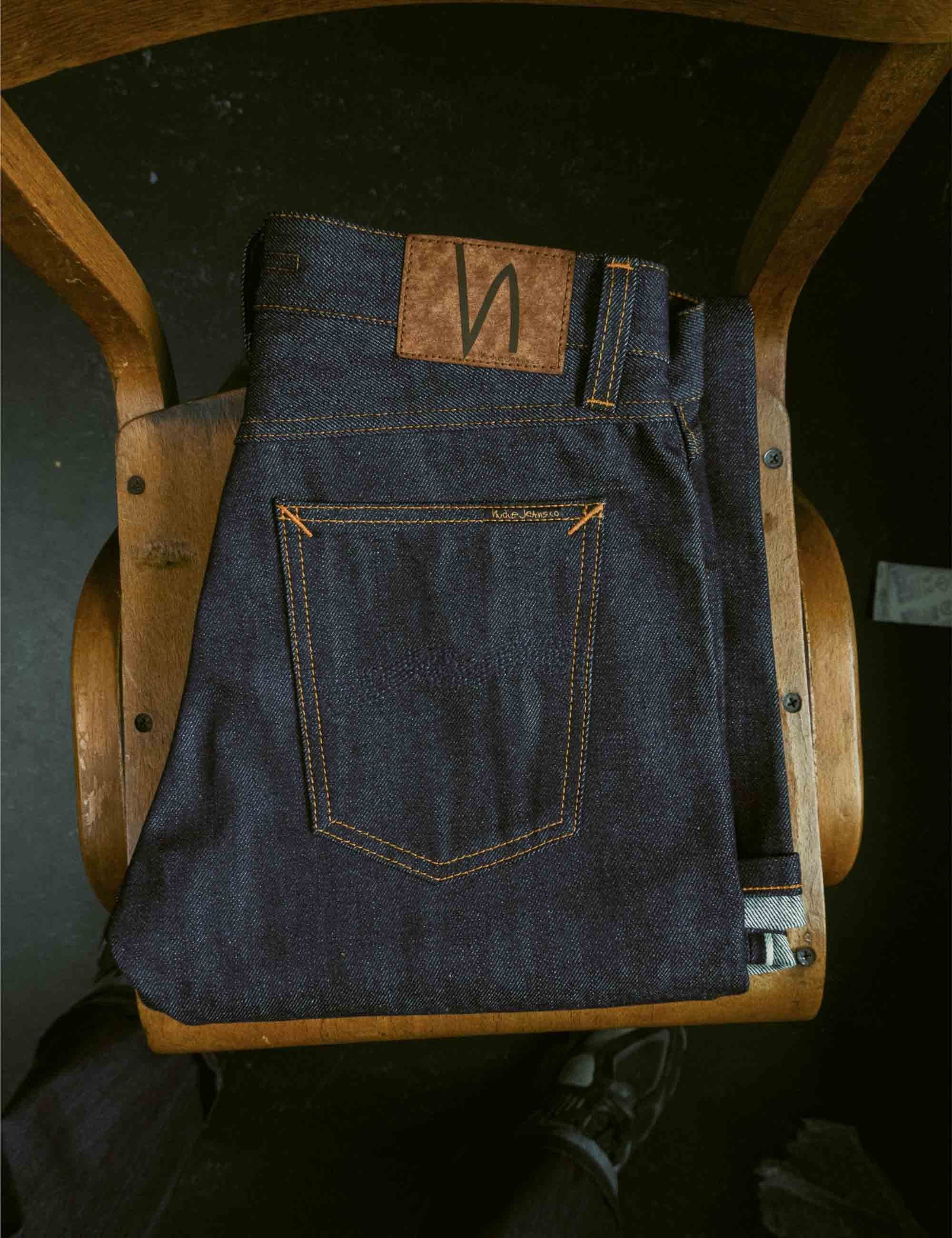 Nudie Jeans Steady Eddie II Jeans - Dry Dusk Selvage