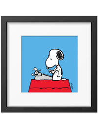 Snoopy Framed Art Print - Writer
