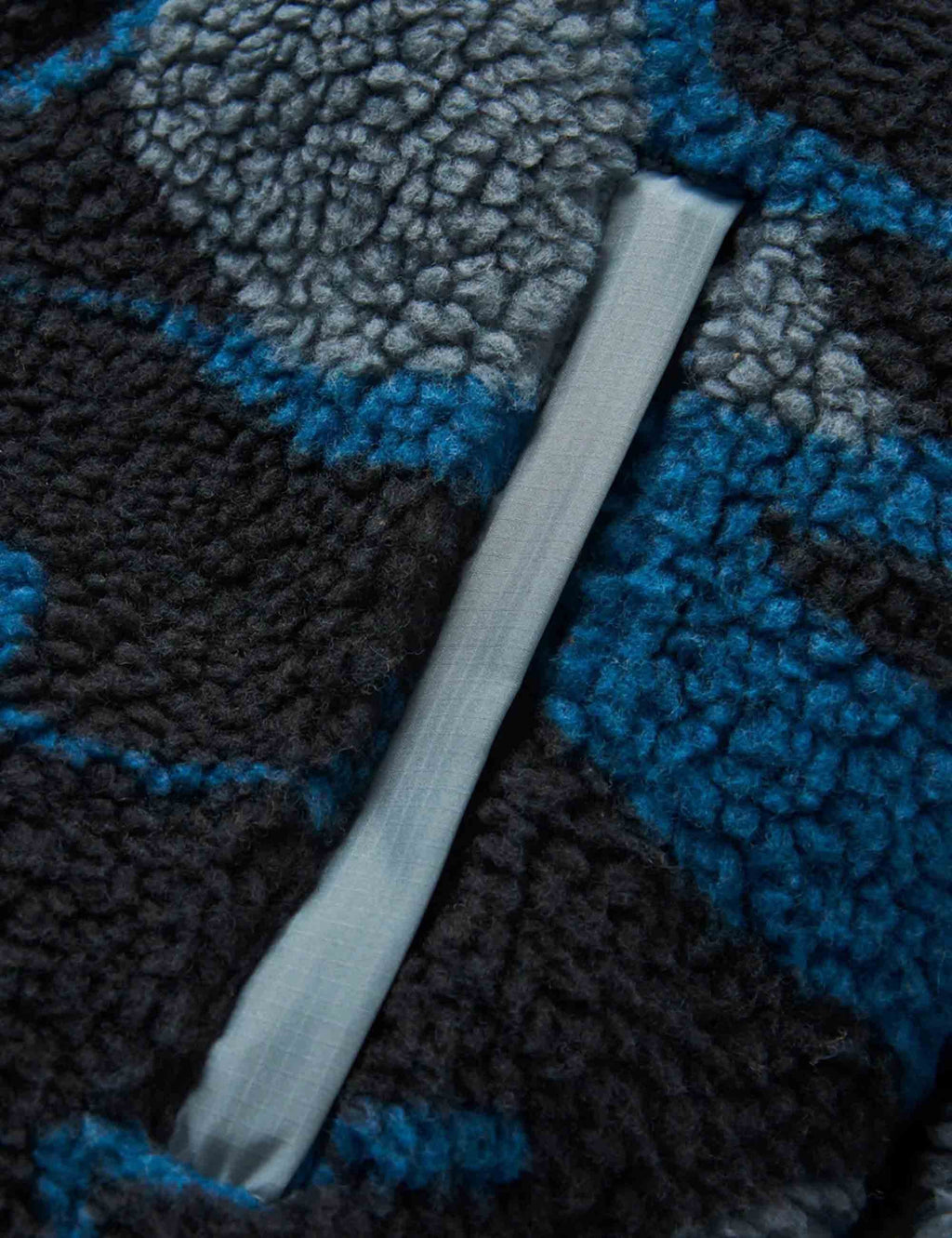Offroad Sherpa 1/2 Zip Fleece - Abstract Trails Black
