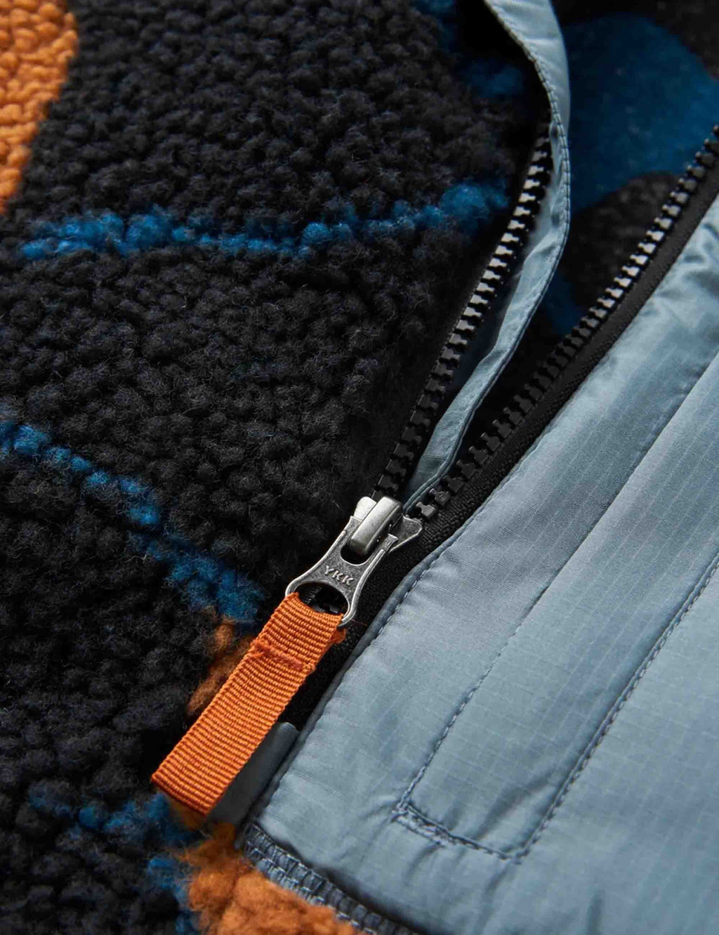 Offroad Sherpa 1/2 Zip Fleece - Abstract Trails Black