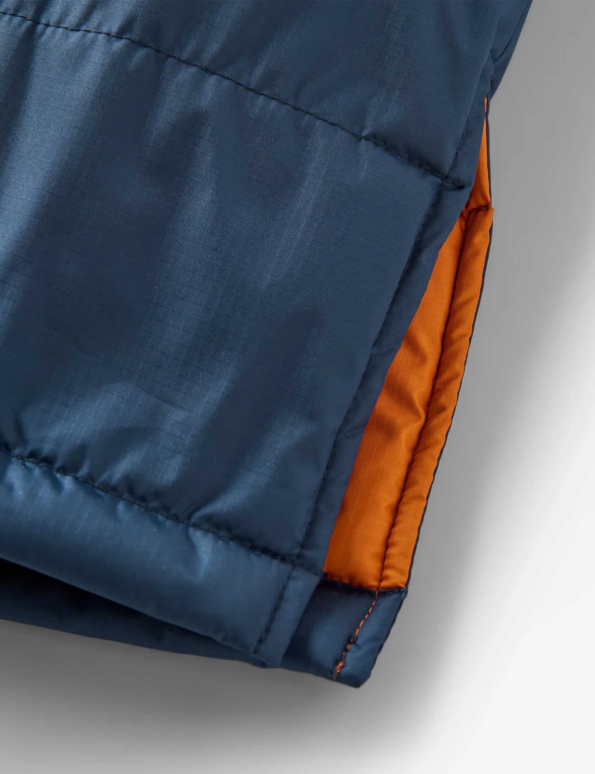 Passenger Waves Sherpa Lined Changing Robe - Sunrise Orange/Rich Navy