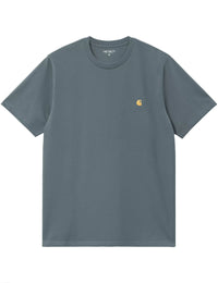 Chase Tee - Cozy Blue/Gold