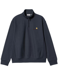 American Script Half Zip Sweatshirt - Deep Night