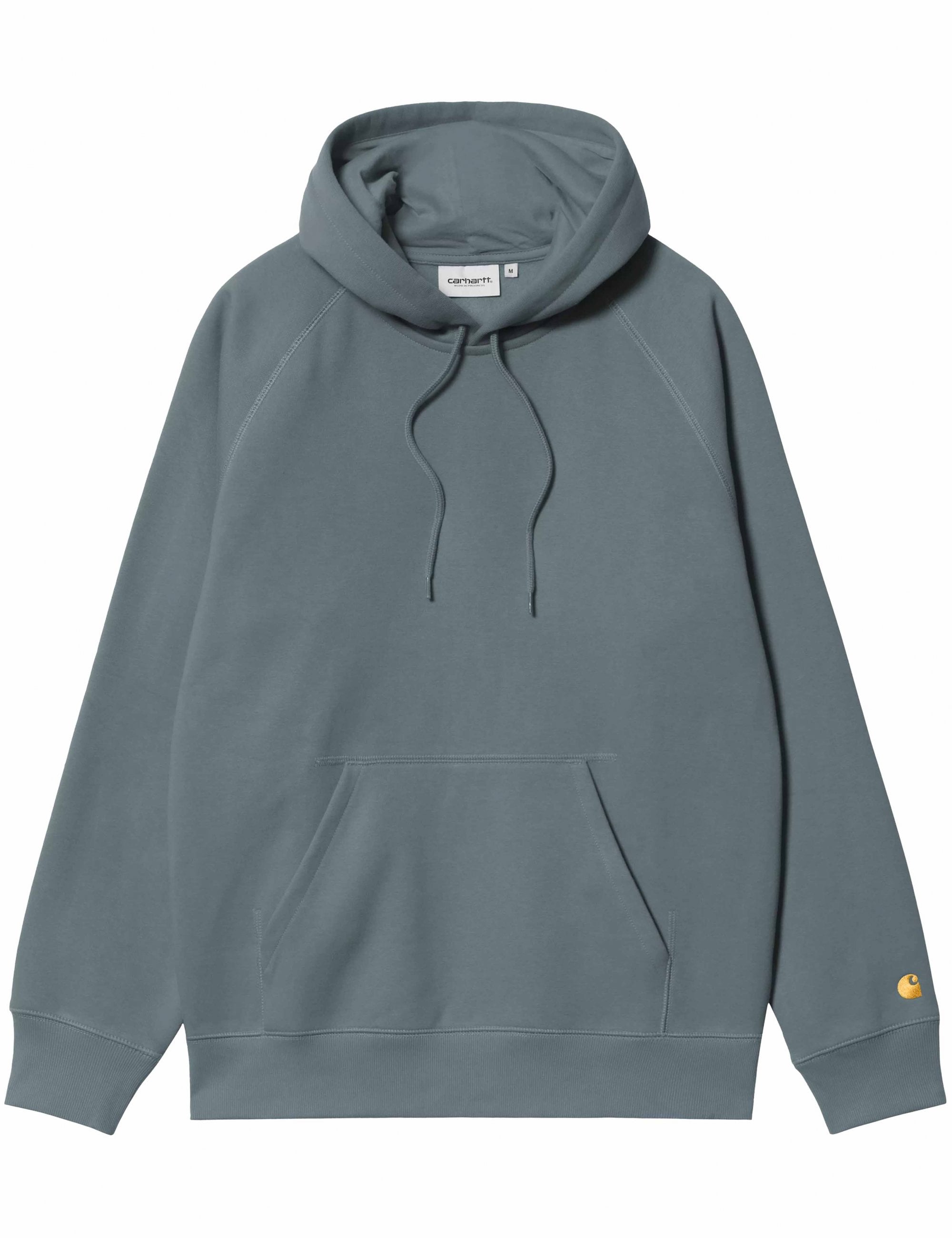 Carhartt WIP Chase Hooded Sweat - Cozy Blue/Gold