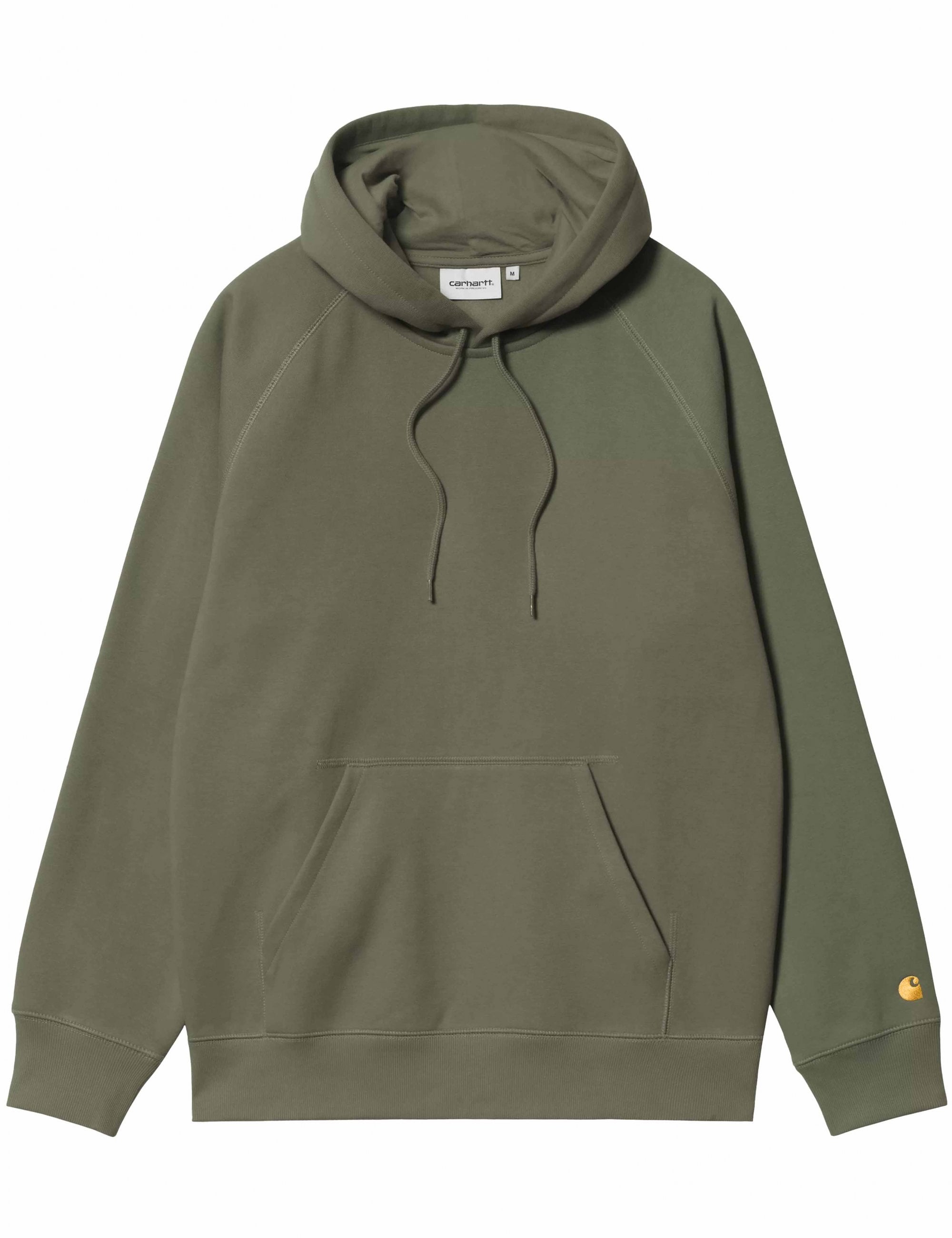 Carhartt WIP Chase Hooded Sweat - Leaf/Gold